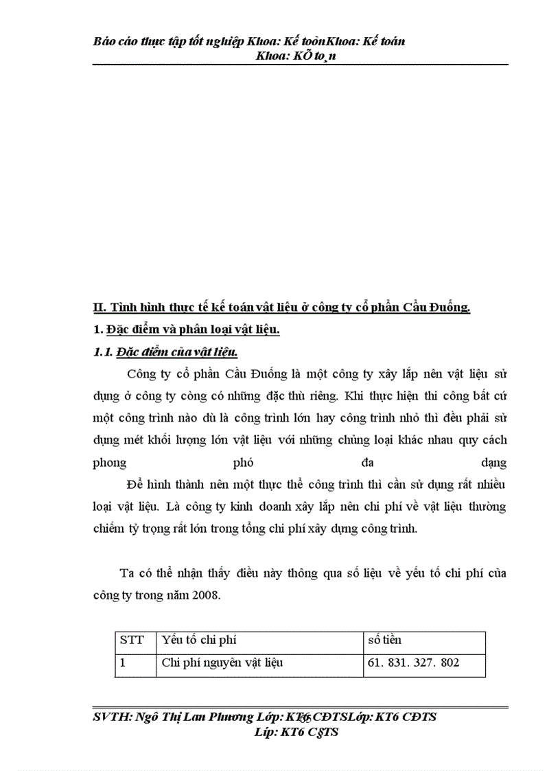 image for page Tổ chức công tác kế toán nguyên vật liệu và tình hình quản lý sử dụng nguyên vật liệu tại công ty cổ phần Cầu Đuống