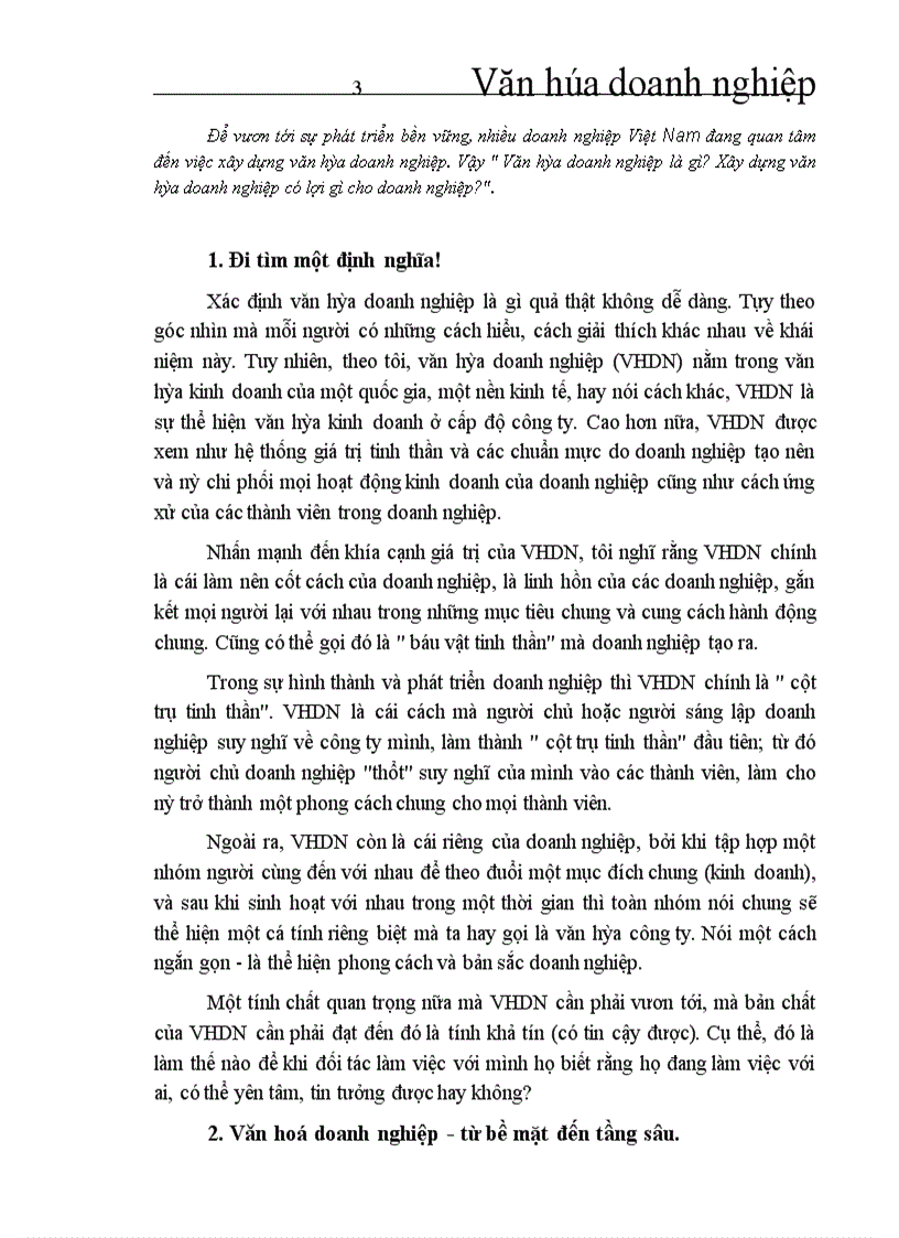 image for page Các nội dung chính của văn hóa doanh nghiệp