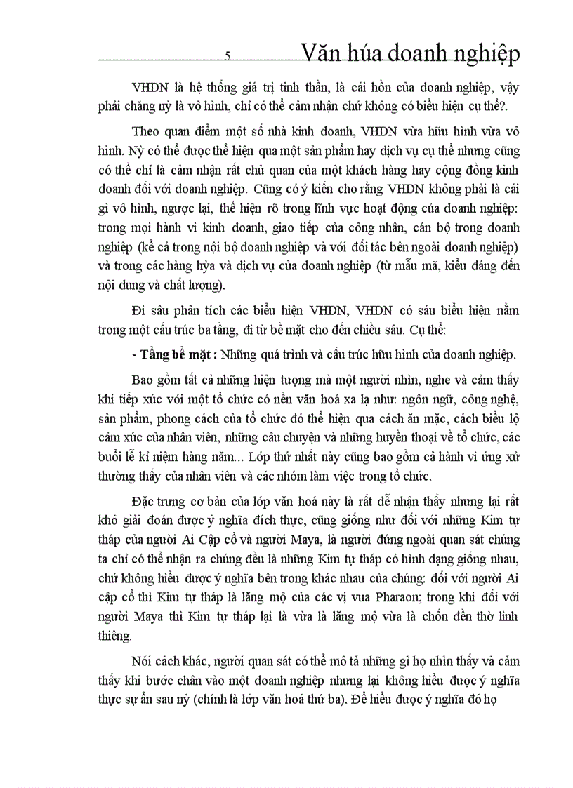 image for page Các nội dung chính của văn hóa doanh nghiệp