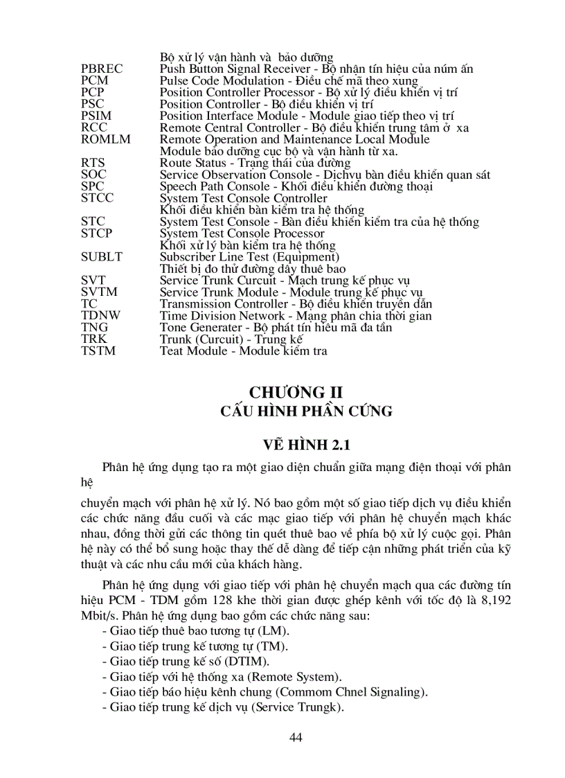 image for page Cấu trúc và chức năng của các phân hệ