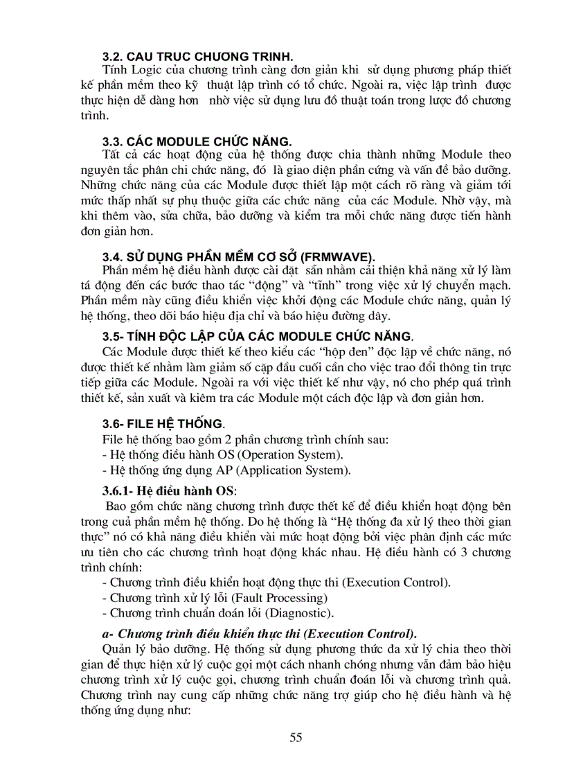 image for page Cấu trúc và chức năng của các phân hệ