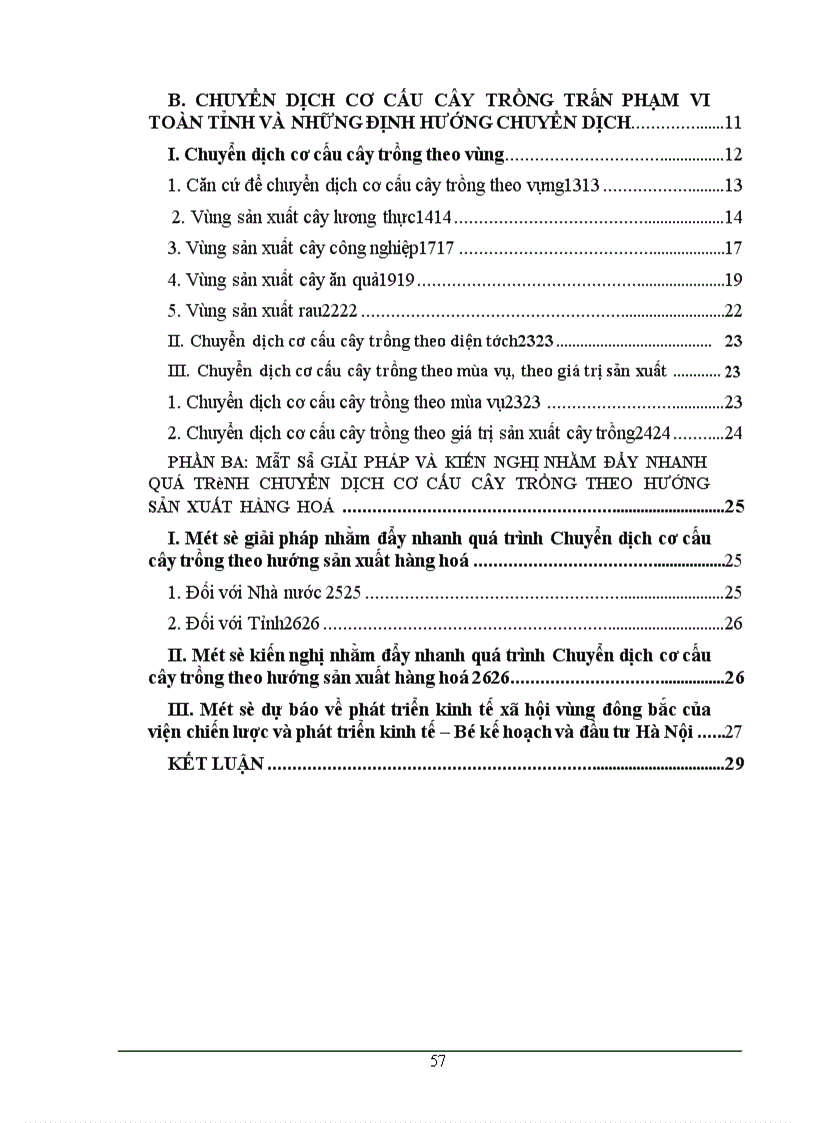 image for page Những vấn đề về định hướng chuyển dịch cơ cấu cây trồng theo hướng sản xuất hàng hoá của tỉnh Lào Cai trong một số năm tớ