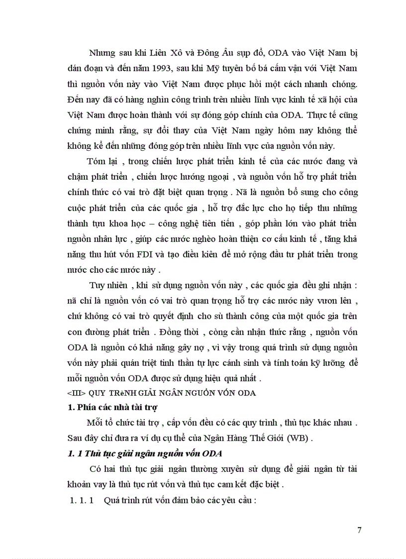 image for page Tình hình giải ngân trong các dự án sử dụng vốn ODA