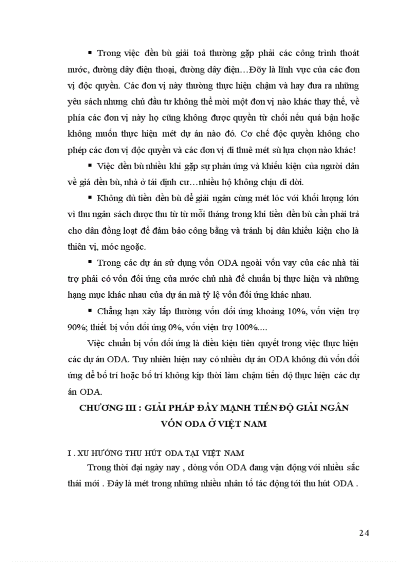 image for page Tình hình giải ngân trong các dự án sử dụng vốn ODA