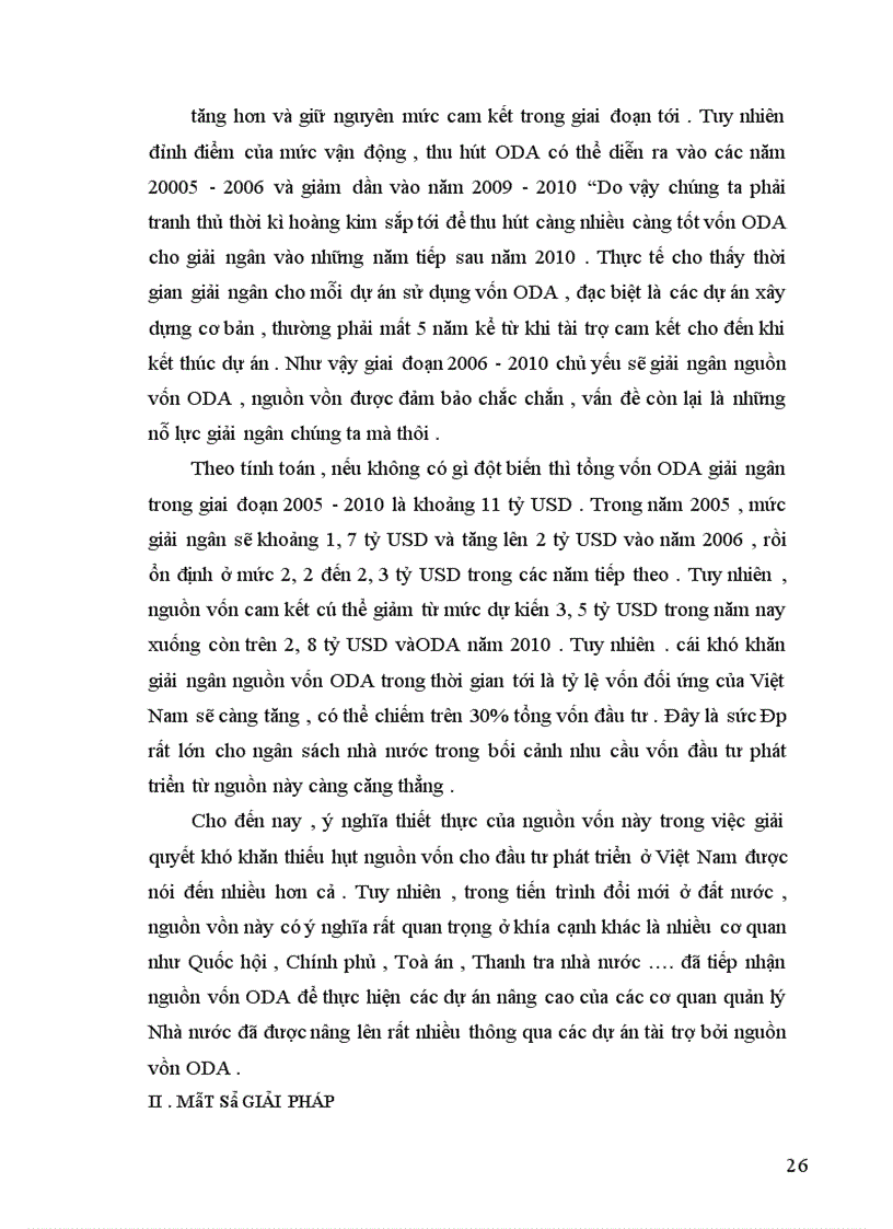 image for page Tình hình giải ngân trong các dự án sử dụng vốn ODA