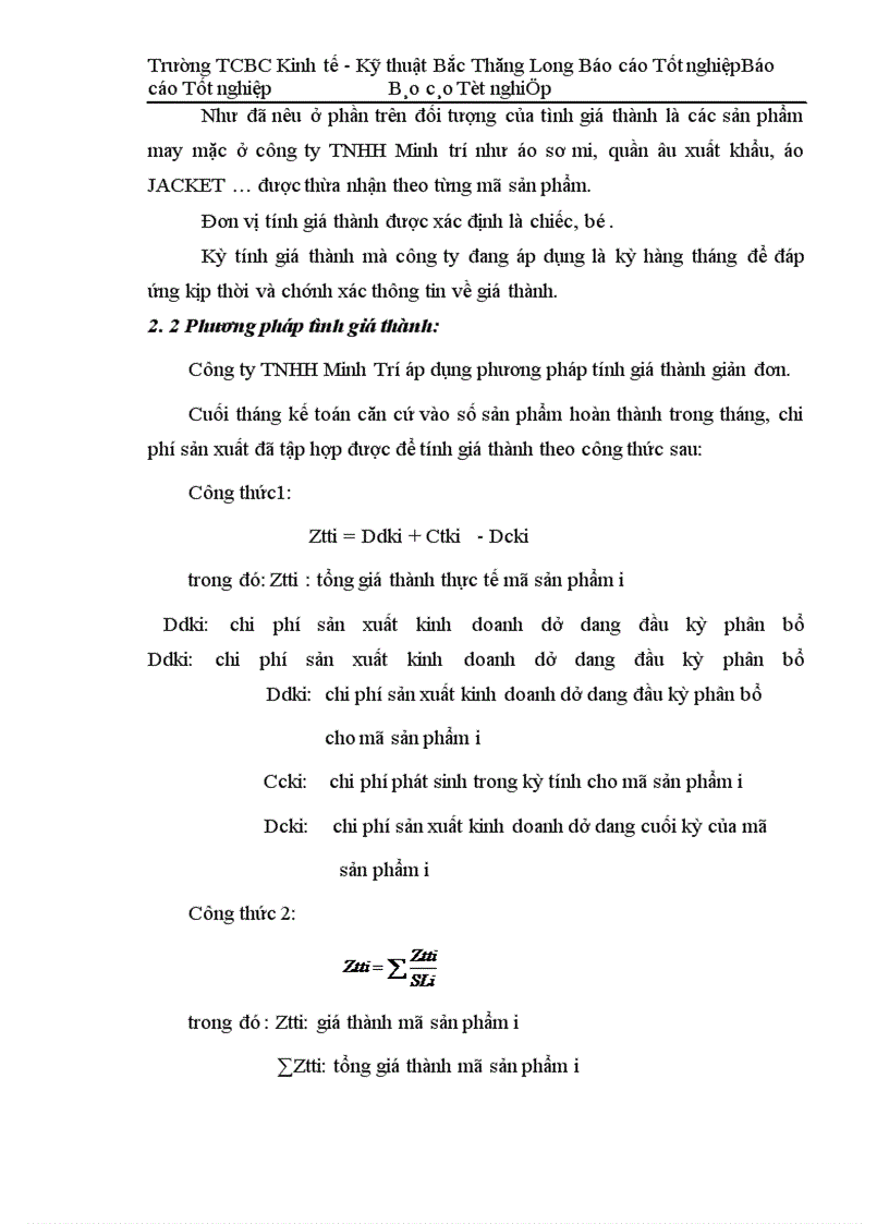 image for page Kế toán tập hợp chi phớ sản xuất và tính giá thành sản phẩm tại công ty TNHH Minh Trí