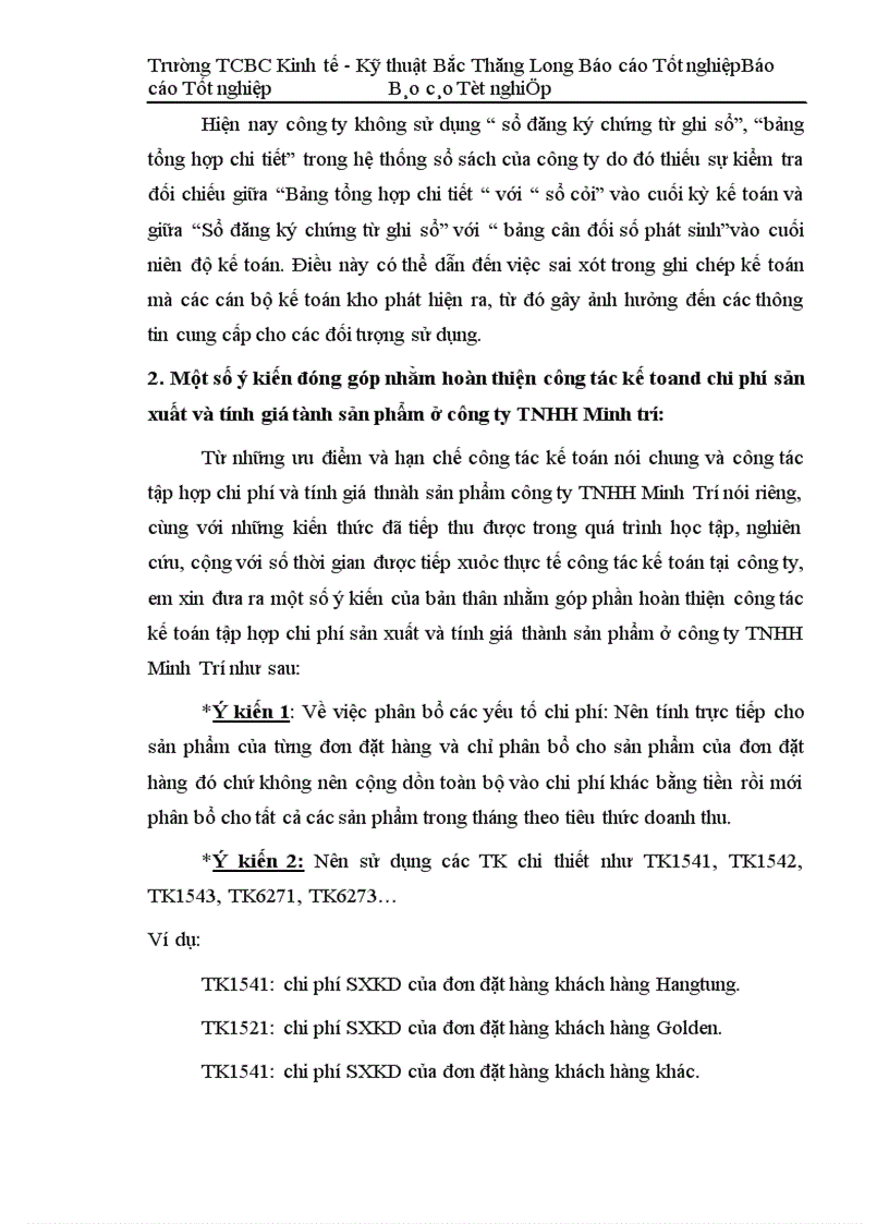 image for page Kế toán tập hợp chi phớ sản xuất và tính giá thành sản phẩm tại công ty TNHH Minh Trí