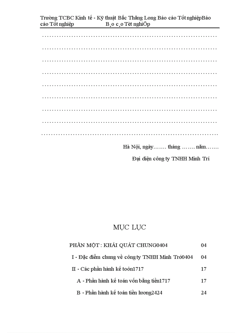 image for page Kế toán tập hợp chi phớ sản xuất và tính giá thành sản phẩm tại công ty TNHH Minh Trí