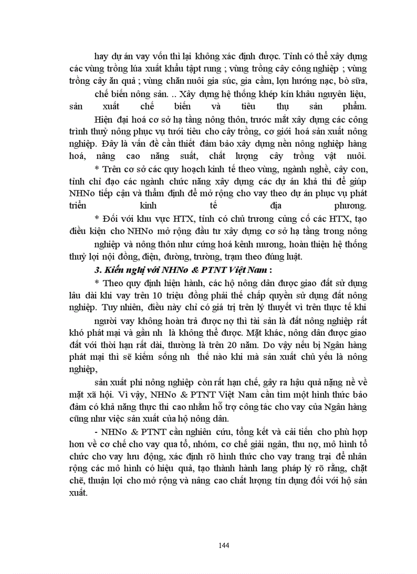 image for page Giải pháp nâng cao chất lượng tín dụng nhằm góp phần phát triển kinh tế hộ sản xuất tại NHNo & PTNT huyện Từ Liêm