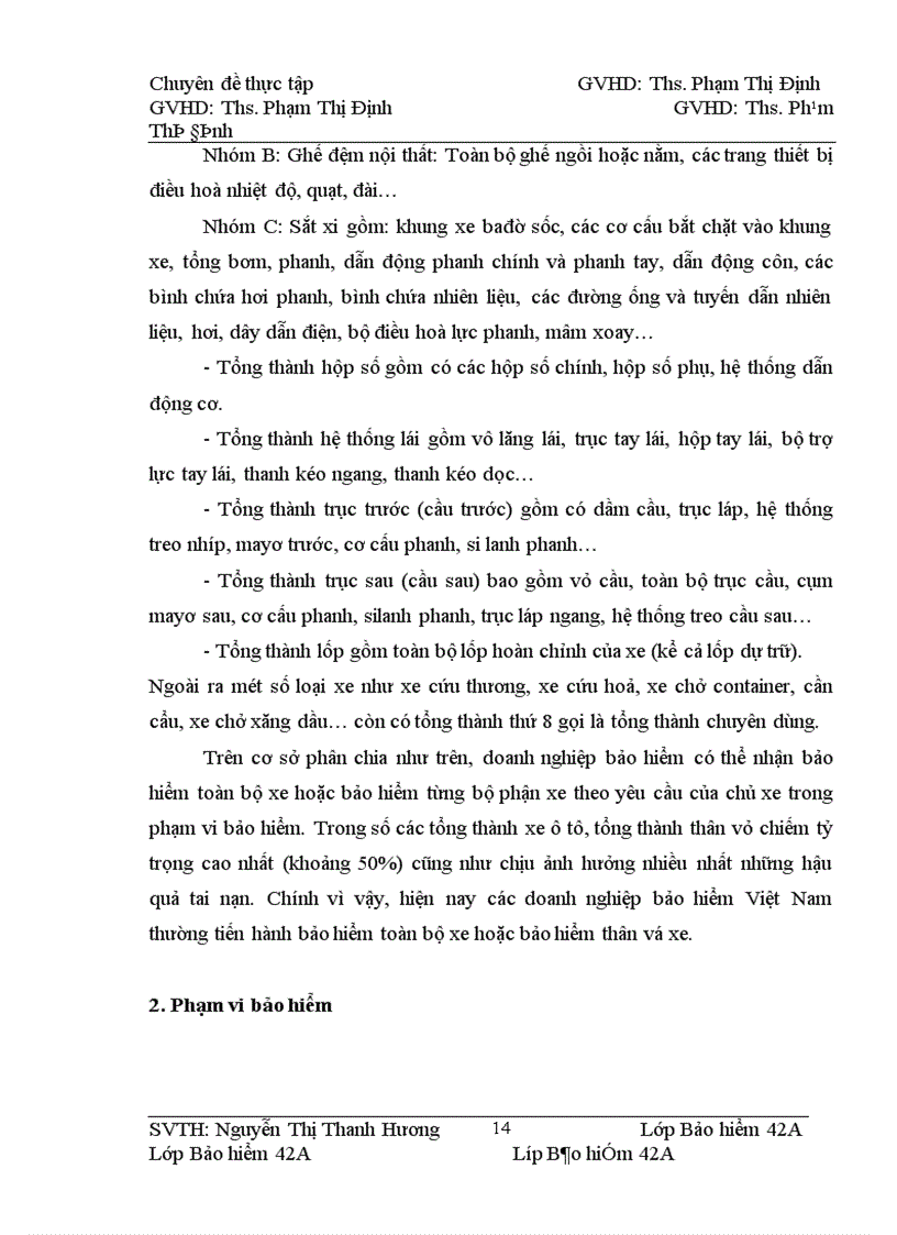 image for page Bảo hiểm vật chất xe ô tô - thực trạng và một số giải pháp nhằm nâng cao hiệu quả của nghiệp vụ này tại phòng bảo hiểm Đống Đa, công ty bảo hiểm Hà Nội