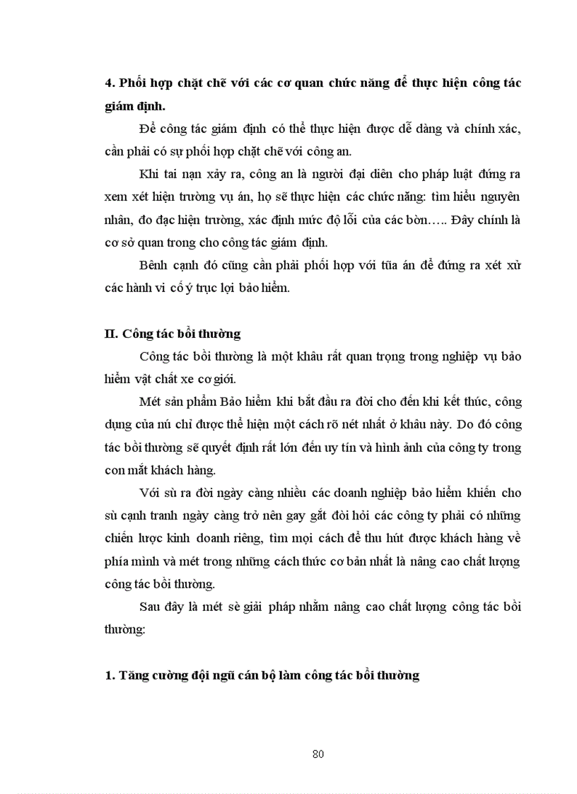 image for page Một số vấn đề về công tác Giám định- Bồi thường nghiệp vụ bảo hiểm vật chất xe cơ giới tại Bảo Việt Hà Nội