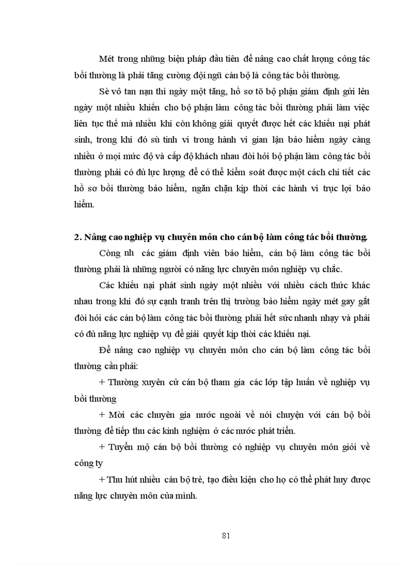 image for page Một số vấn đề về công tác Giám định- Bồi thường nghiệp vụ bảo hiểm vật chất xe cơ giới tại Bảo Việt Hà Nội