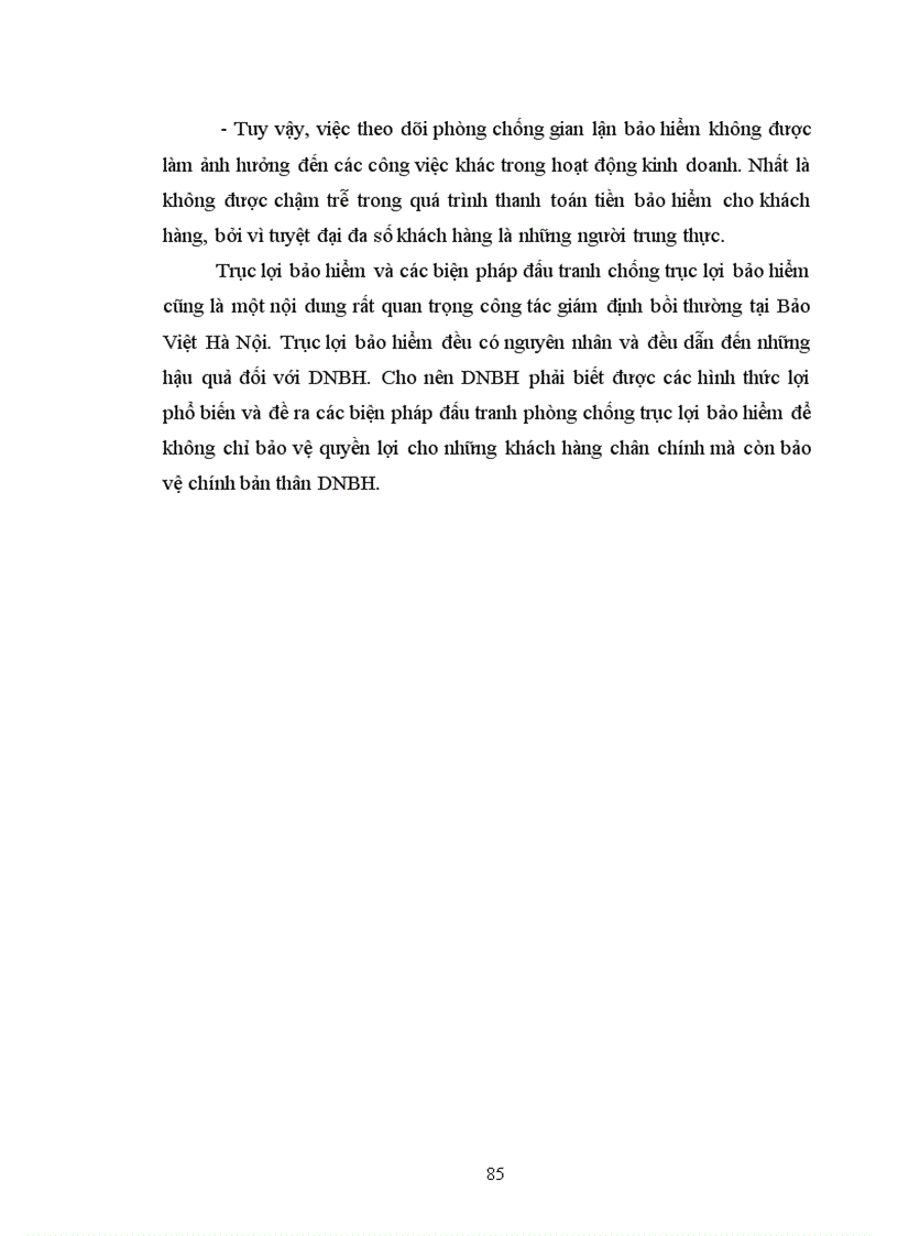 image for page Một số vấn đề về công tác Giám định- Bồi thường nghiệp vụ bảo hiểm vật chất xe cơ giới tại Bảo Việt Hà Nội