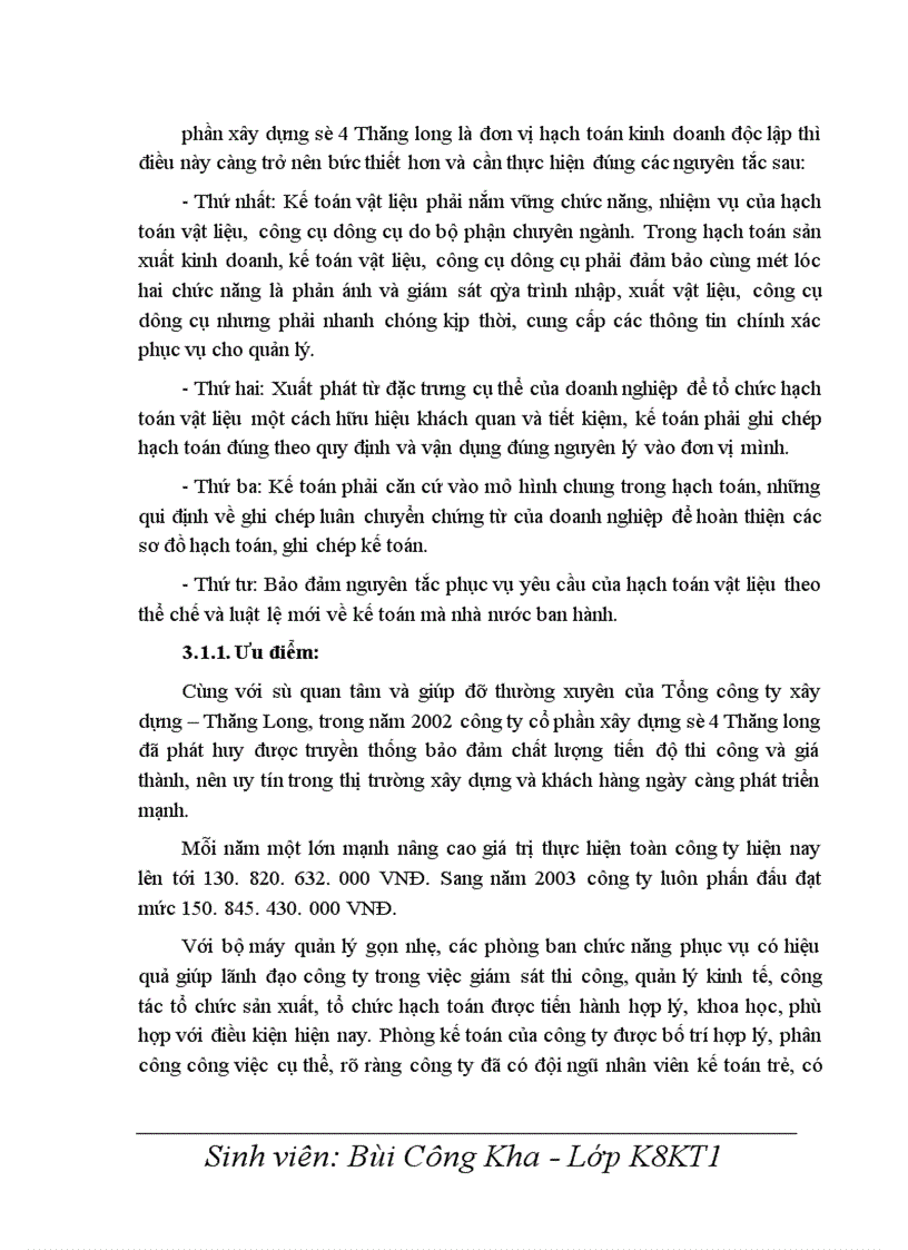 image for page Hoàn thiện kế toán nguyên vật liệu - công cụ dụng cụ tại Công ty cổ phần xây dựng số 4 Thăng Long