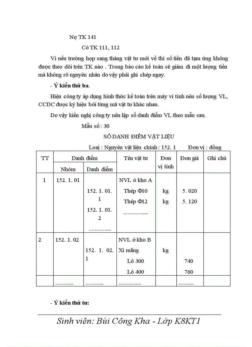 image for page Hoàn thiện kế toán nguyên vật liệu - công cụ dụng cụ tại Công ty cổ phần xây dựng số 4 Thăng Long