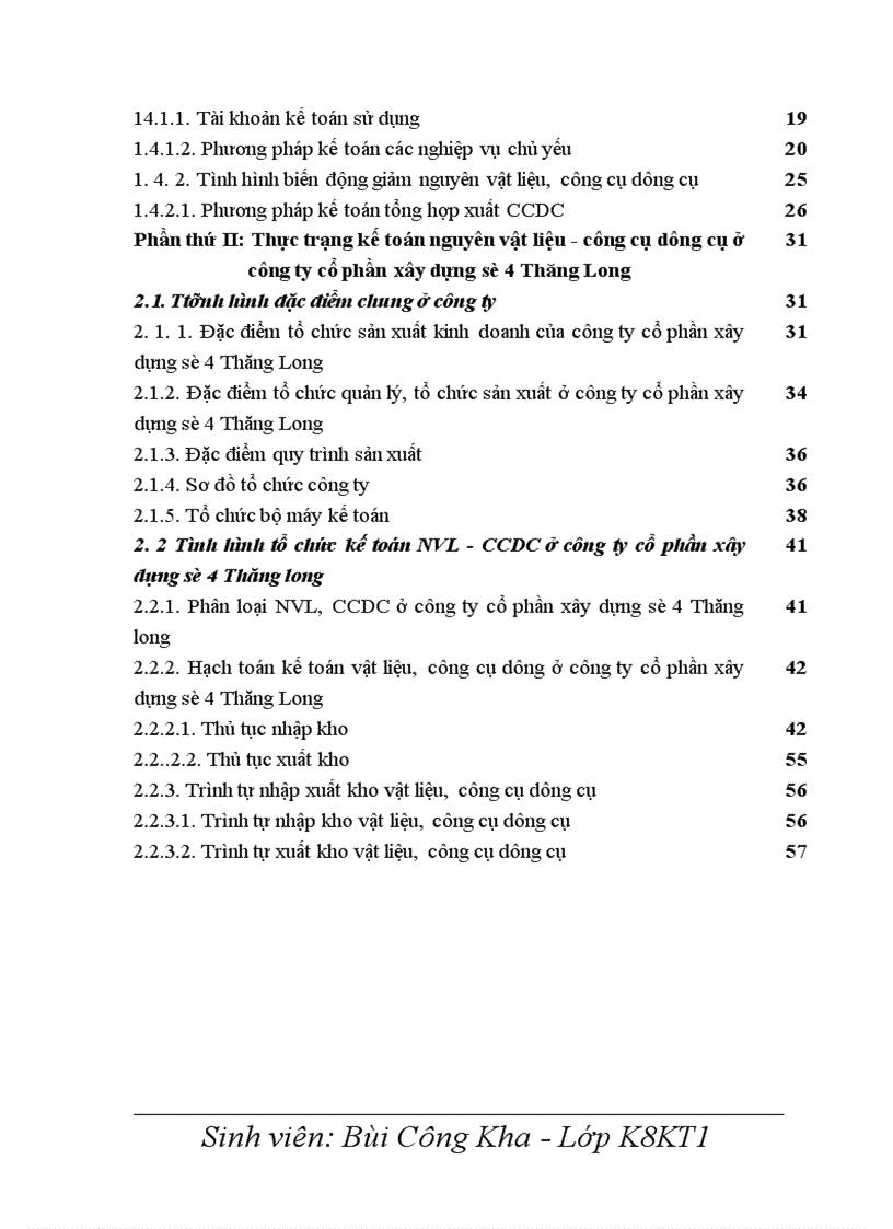 image for page Hoàn thiện kế toán nguyên vật liệu - công cụ dụng cụ tại Công ty cổ phần xây dựng số 4 Thăng Long