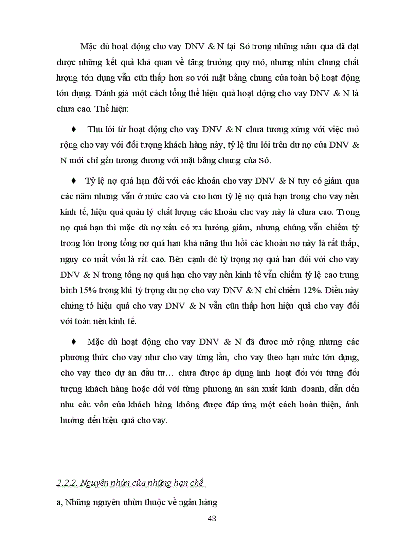 image for page Nâng cao hiệu quả cho vay DNV&N tại Sở giao dịch I - NHCT Việt Nam