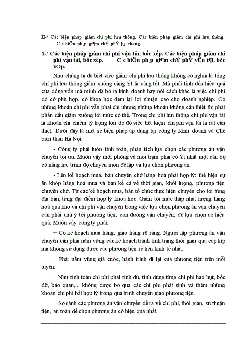 image for page Một số biện pháp giảm chí phí lưu thông tại công ty Kinh doanh và Chế biến than Hà Nội Kết cấu chuyên đề