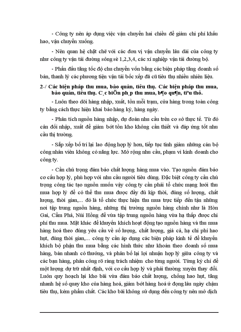 image for page Một số biện pháp giảm chí phí lưu thông tại công ty Kinh doanh và Chế biến than Hà Nội Kết cấu chuyên đề