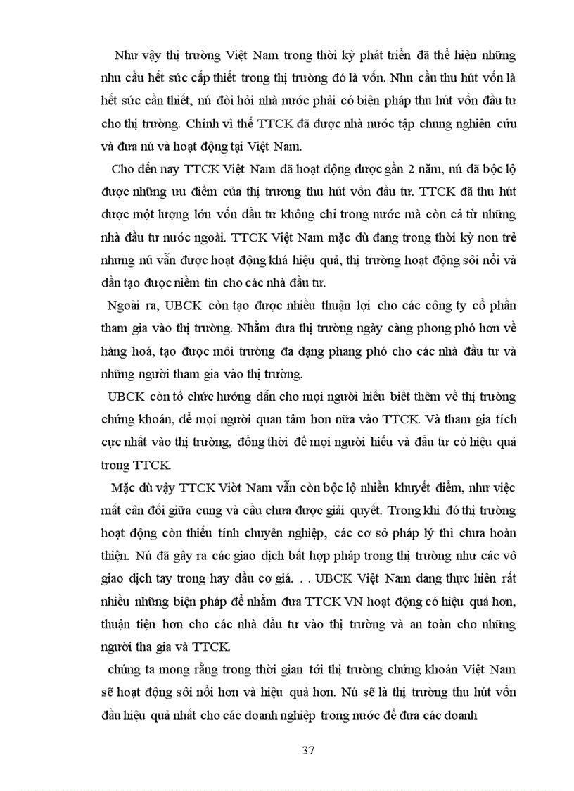 image for page Điều kiện thành lập TTCK và hoạt động của nó ở VN trong thời kỳ non trẻ