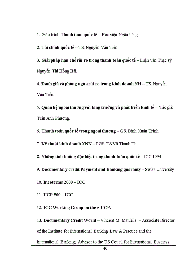 image for page Một số giải pháp nhằm hoàn thiện phương thức thanh toán tín dụng chứng từ tại Ngân hàng Công thương Thanh Xuân