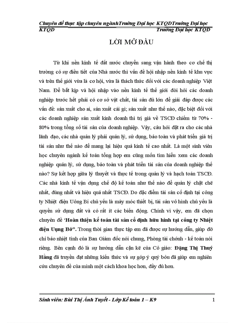 image for page Hoàn thiện kế toán tài sản cố định hữu hình tại công ty Nhiệt điện Uông Bí