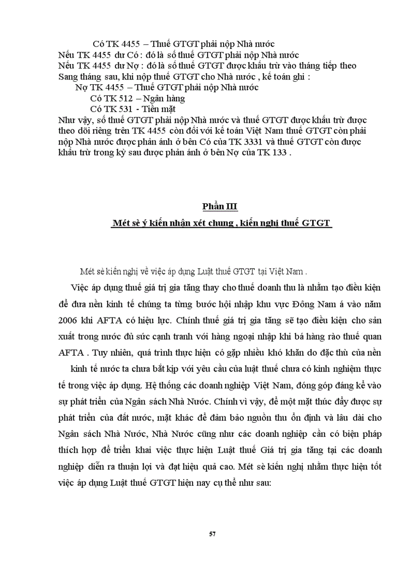 image for page Một số vấn đề về thuế GTGT và chế độ kế toán thuế GTGT áp dụng trong các doanh nghiệp sản xuất kinh doanh