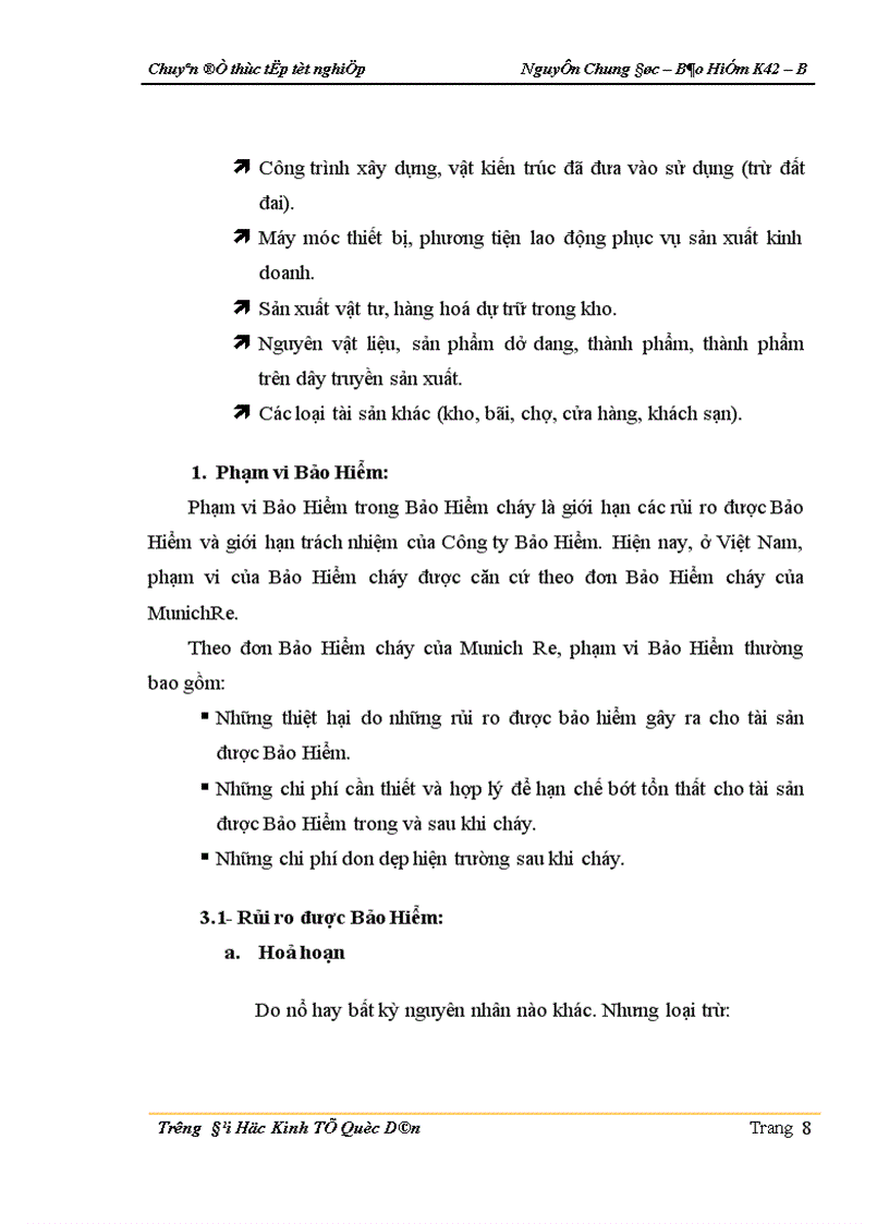 image for page Thực trạng kinh doanh nghiệp vụ Tái bảo hiểm cháy ở Công ty Tái bảo hiểm Quốc gia Việt Nam