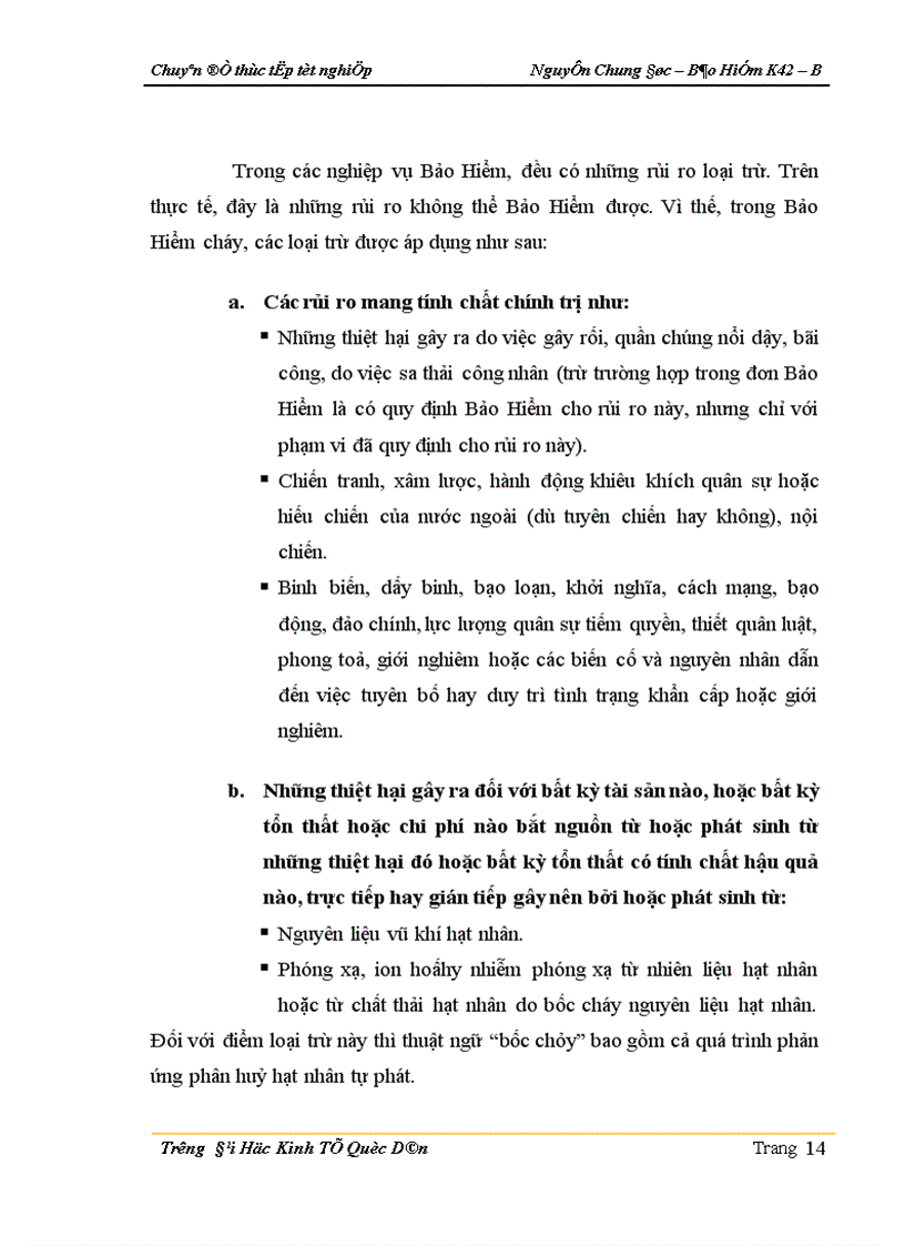 image for page Thực trạng kinh doanh nghiệp vụ Tái bảo hiểm cháy ở Công ty Tái bảo hiểm Quốc gia Việt Nam