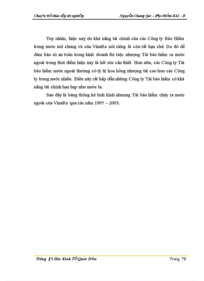 image for page Thực trạng kinh doanh nghiệp vụ Tái bảo hiểm cháy ở Công ty Tái bảo hiểm Quốc gia Việt Nam