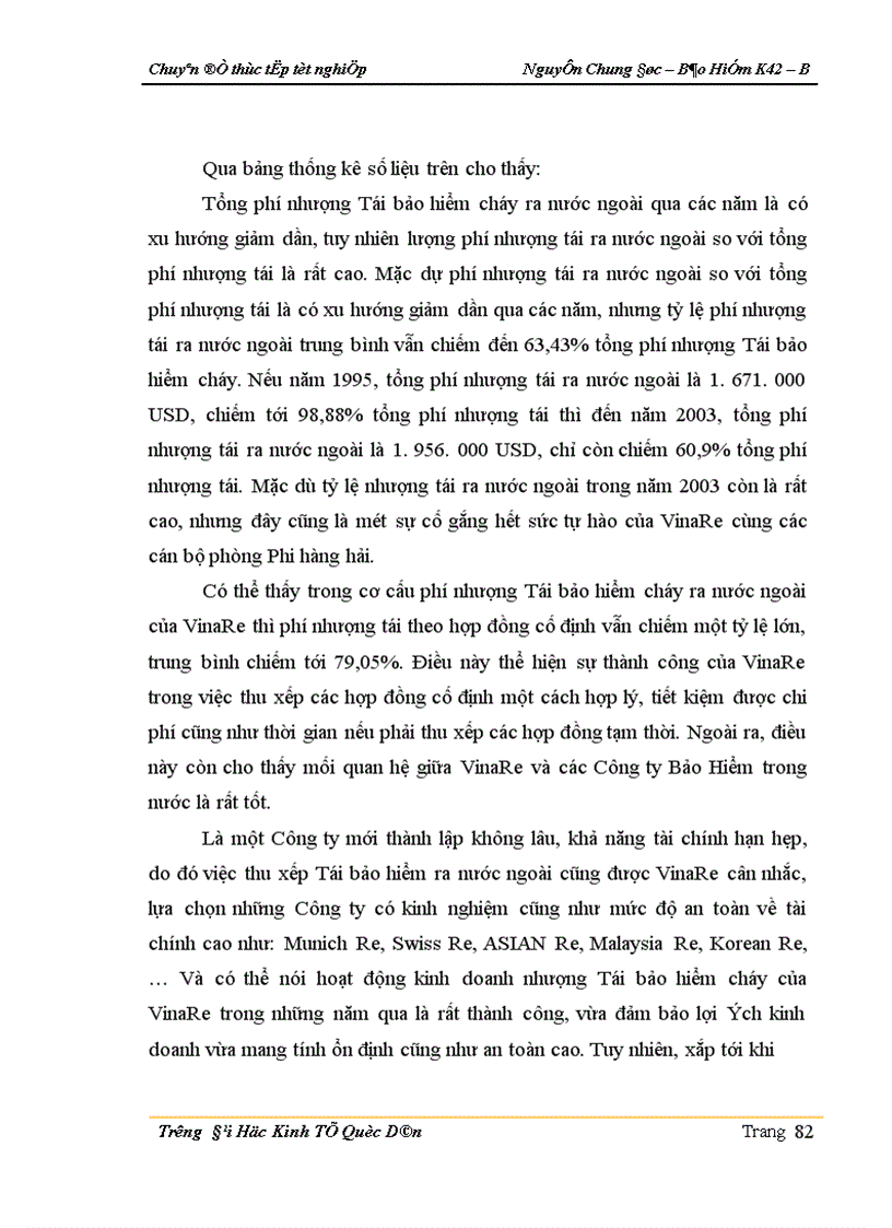 image for page Thực trạng kinh doanh nghiệp vụ Tái bảo hiểm cháy ở Công ty Tái bảo hiểm Quốc gia Việt Nam