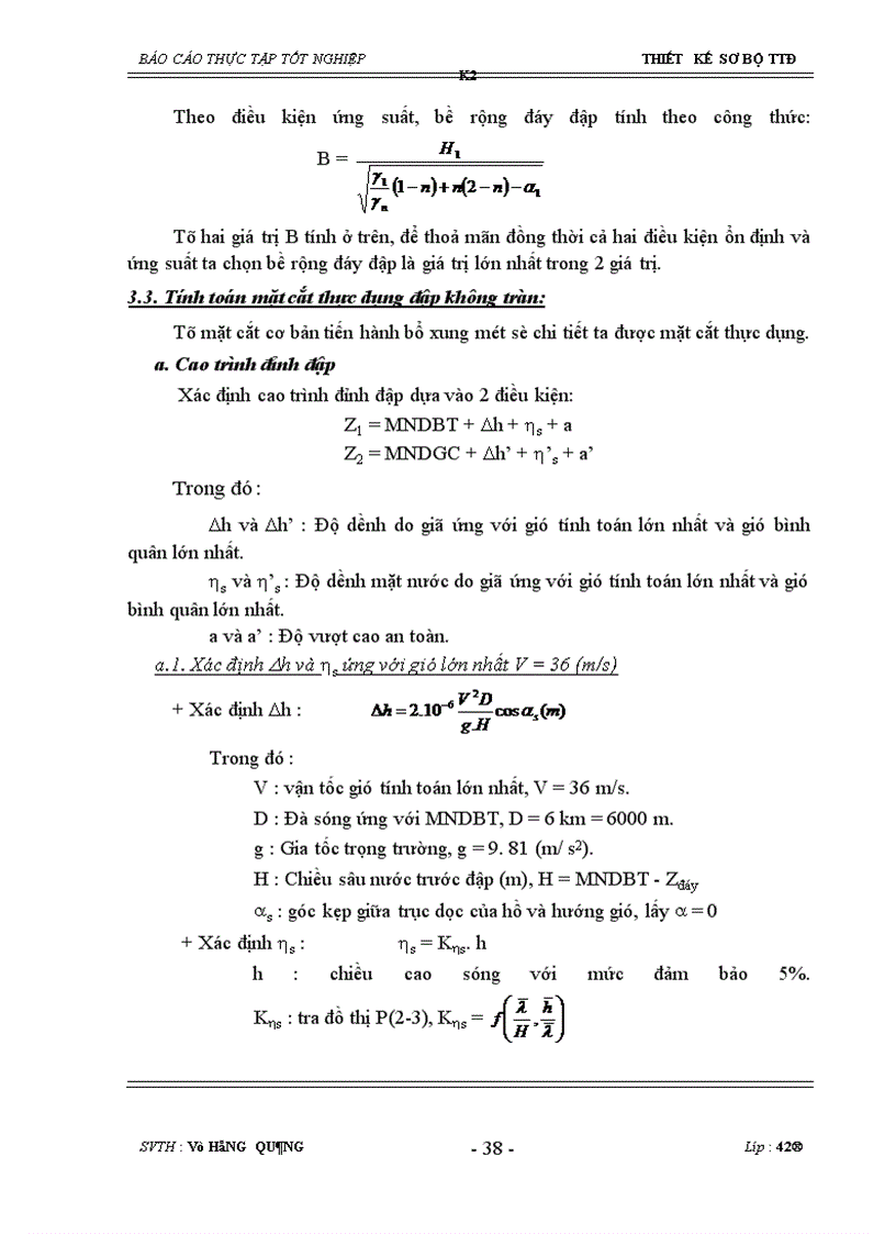 image for page Thiết kế sơ bộ trạm thuỷ điện k2