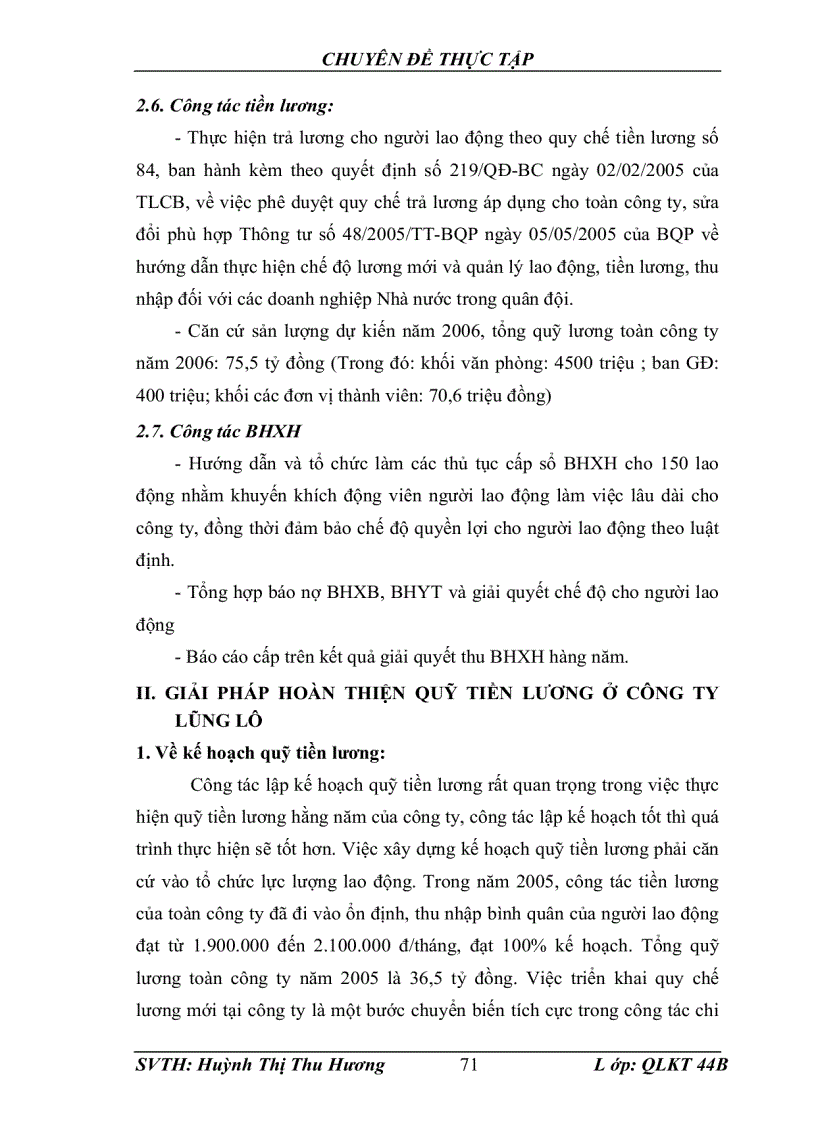 image for page Một số vấn đề về hoàn thiện quỹ tiền lương tại công ty xây dựng Lũng Lô