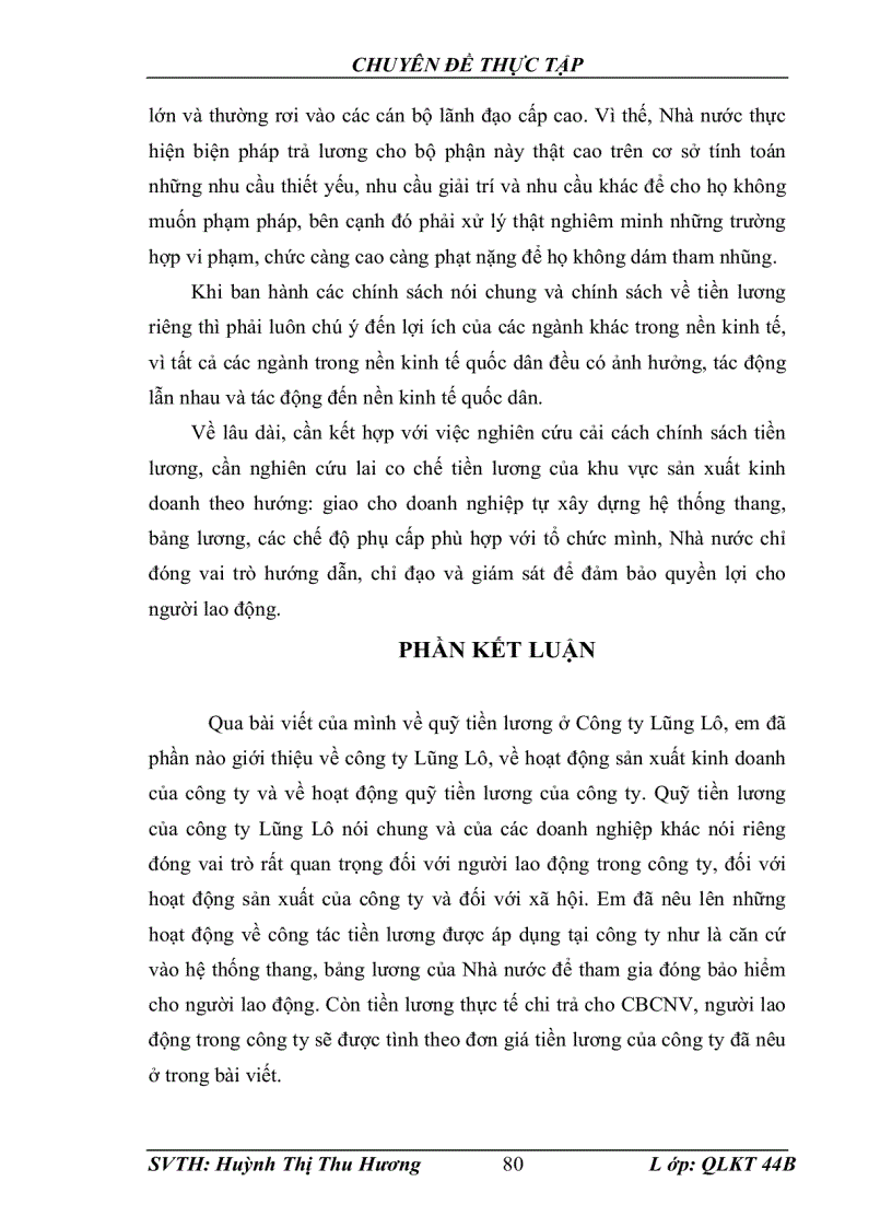 image for page Một số vấn đề về hoàn thiện quỹ tiền lương tại công ty xây dựng Lũng Lô