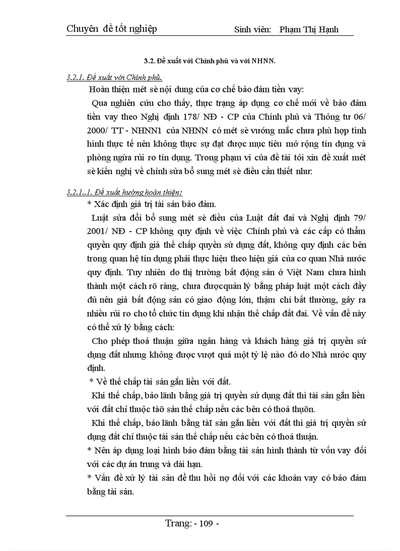 image for page Một số vấn đề về bảo đảm tiền vay trong cho vay của ngân hàng thương mại , nghiên cứư tại chi nhánh ngân hàng công thương Thanh Xuân.