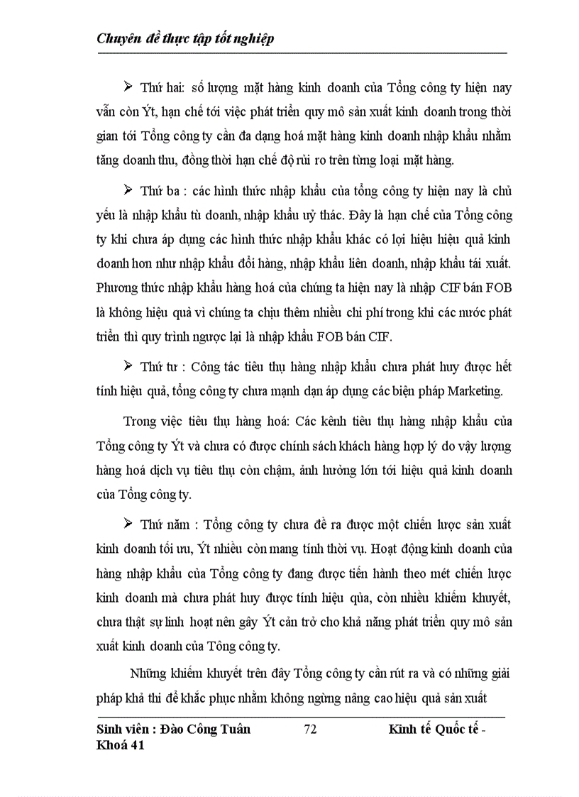 image for page Giải pháp nâng cao hiệu quả kinh doanh hàng nhập khẩu tại Tổng công ty cơ khí giao thông vận tải