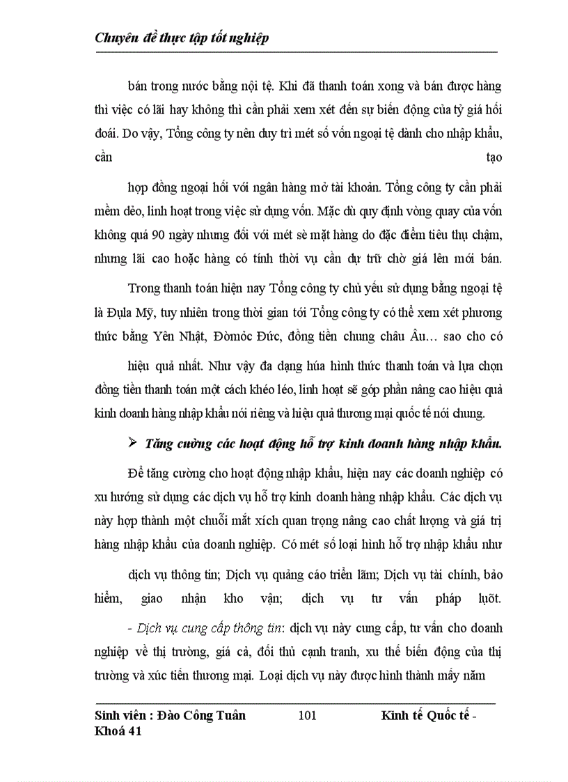 image for page Giải pháp nâng cao hiệu quả kinh doanh hàng nhập khẩu tại Tổng công ty cơ khí giao thông vận tải