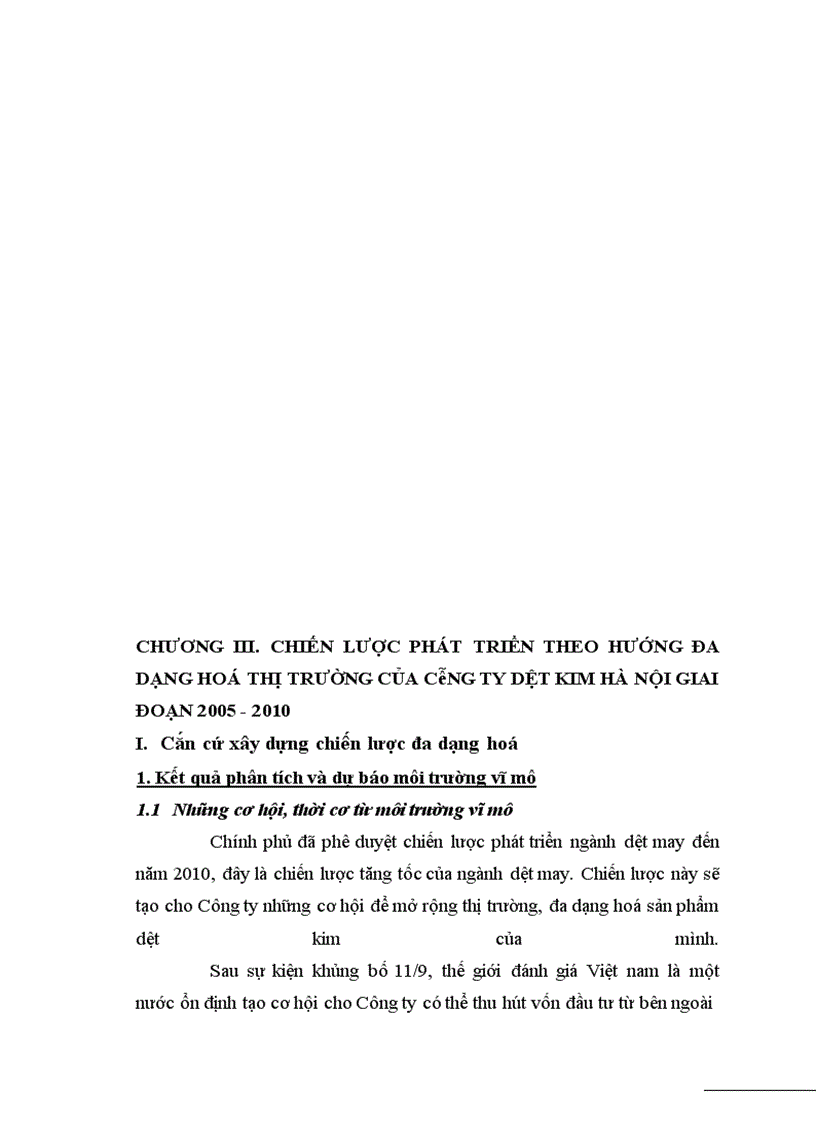 image for page Xây dựng chiến lược phát triển tại công ty Dệt kim Hà nội 2005 – 2010