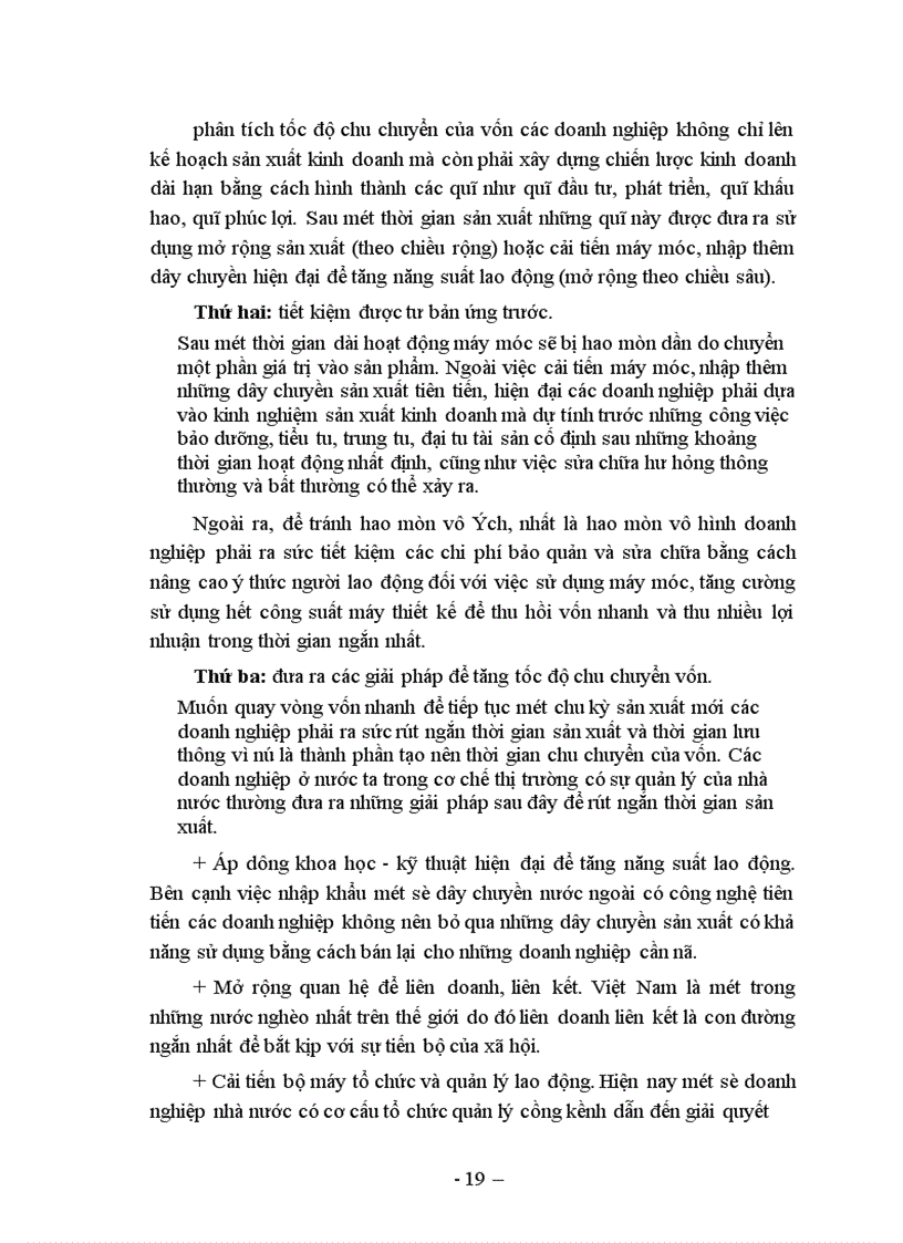 image for page Ýnghĩa thực tiễn khi nghiên cứu lý thuyết thuần hoàn và chu chuyển của tư bản đối với việc quản lý các doanh nghiệp ở nước ta khi bước vào nền kinh tế thị trường có sự quản lý của Nhà nước.