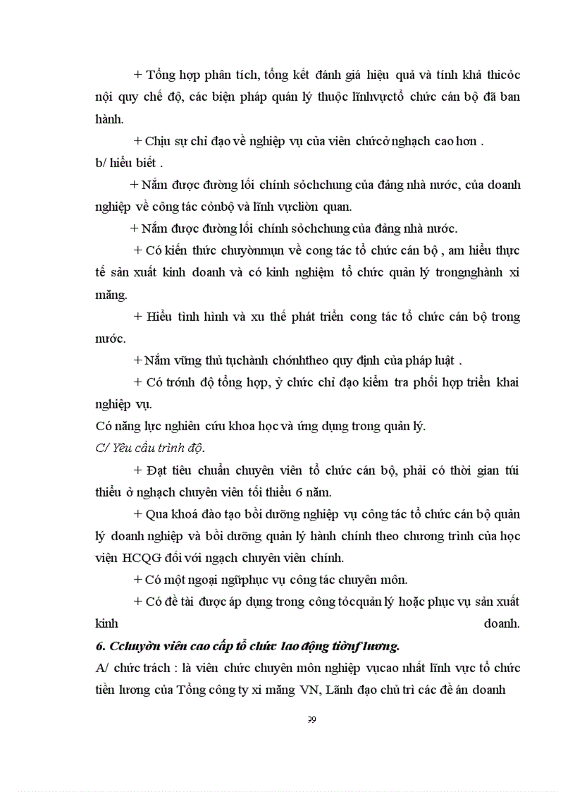 image for page Hoàn thiện công tác phân tích công việc cho phòng TCTL của công ty Vật tư Vận Tải Xi Măng