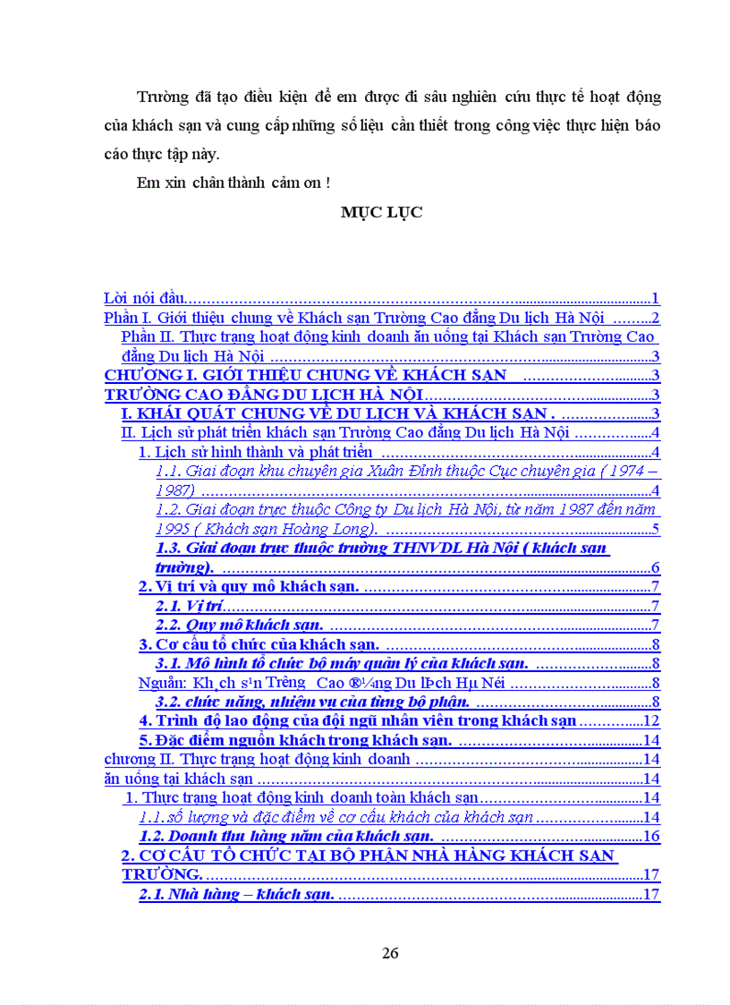image for page Nâng cao chất lượng phục vụ tại Nhà hàng – Khách sạn Trường Cao đẳng Du lịch Hà Nội