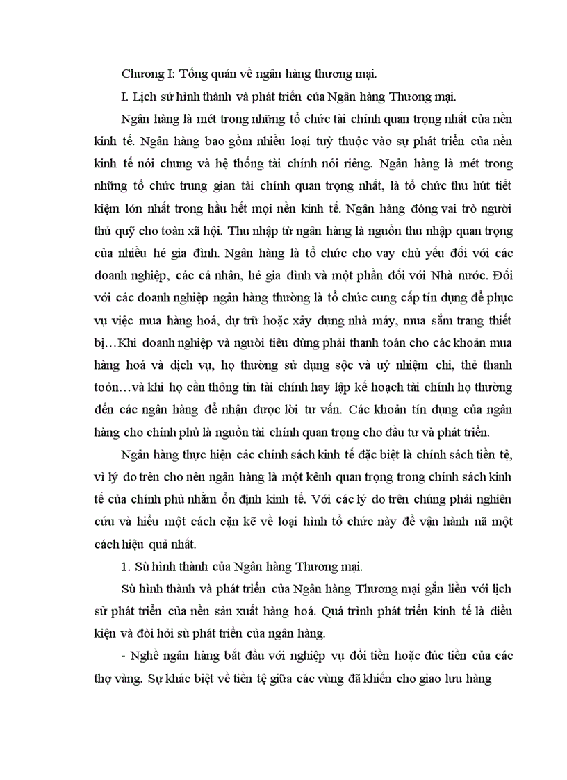 image for page Đề án môn học về ngân hàng thương mại