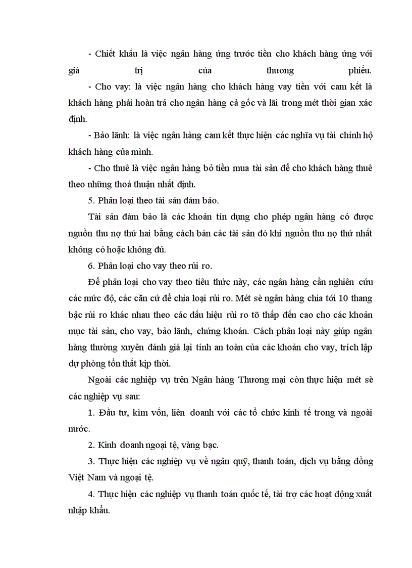 image for page Đề án môn học về ngân hàng thương mại