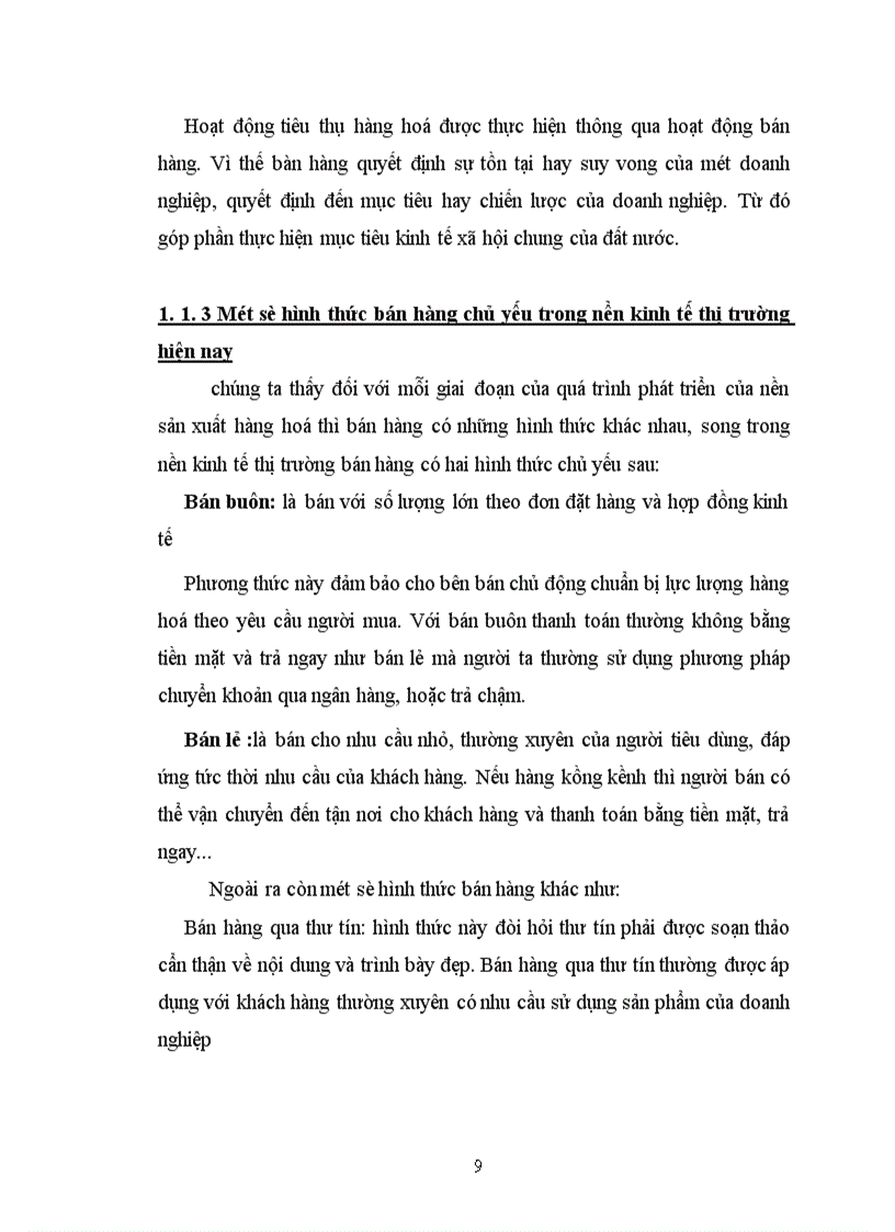 image for page Nâng cao chất lượng công tác quản trị tiêu thụ hàng hoá theo chức năng ở Công ty May Đức Giang