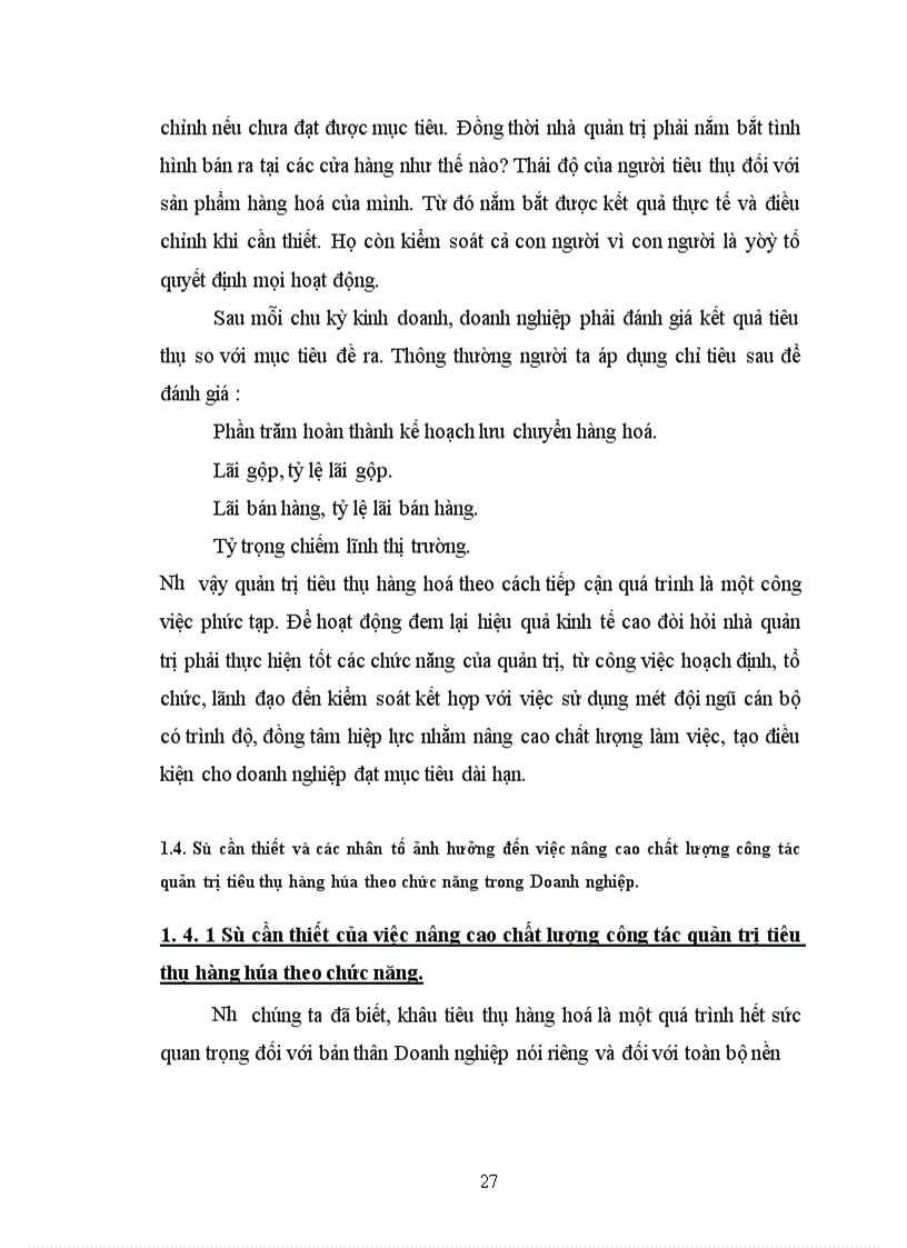 image for page Nâng cao chất lượng công tác quản trị tiêu thụ hàng hoá theo chức năng ở Công ty May Đức Giang