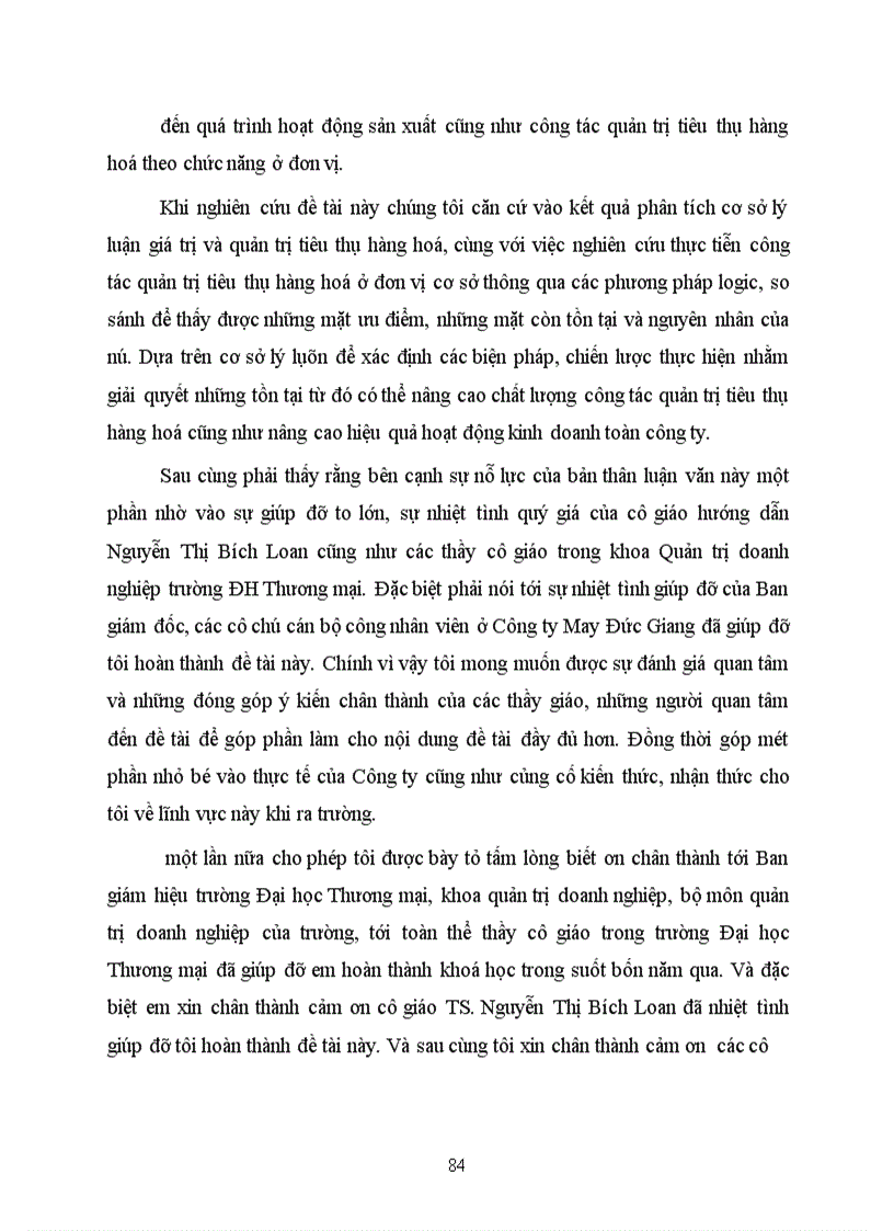image for page Nâng cao chất lượng công tác quản trị tiêu thụ hàng hoá theo chức năng ở Công ty May Đức Giang