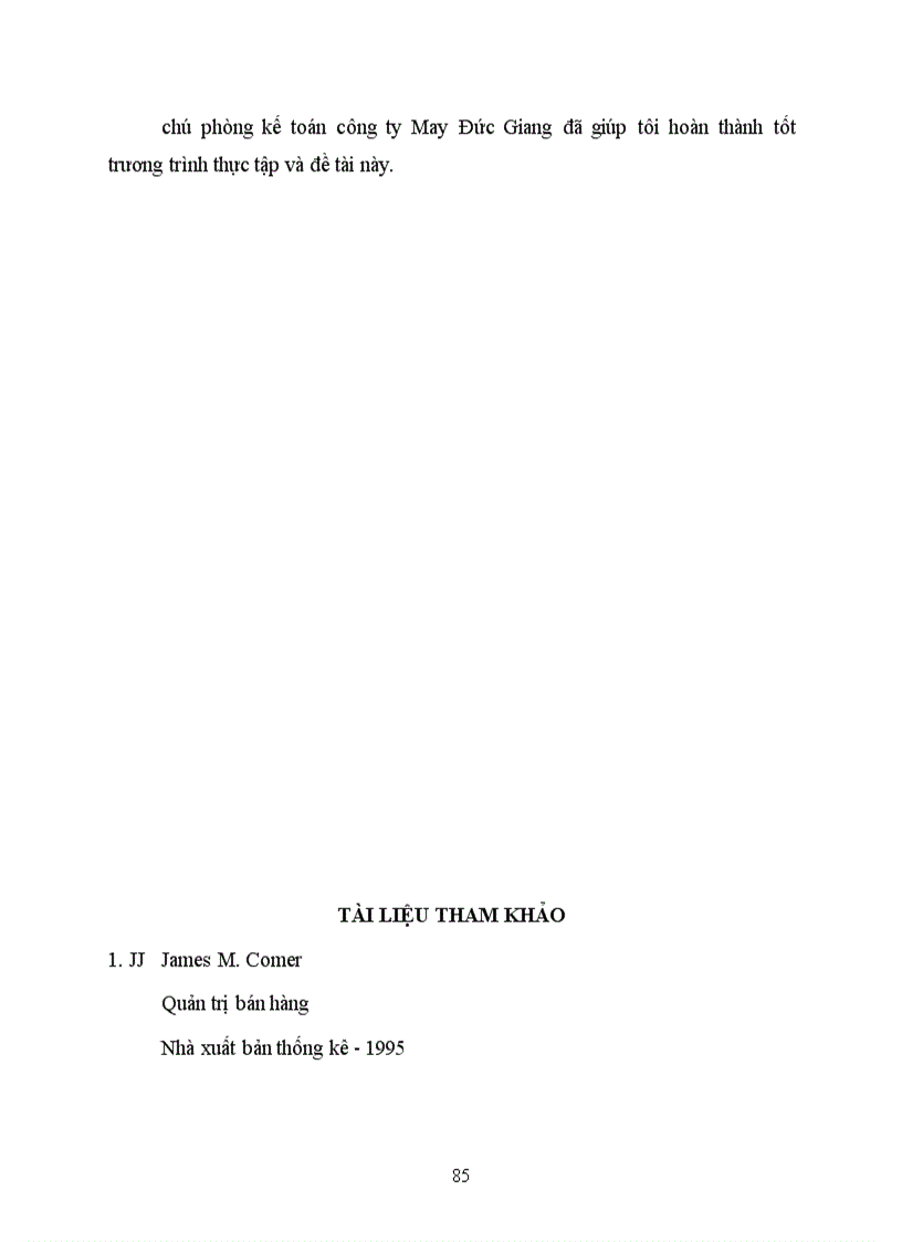image for page Nâng cao chất lượng công tác quản trị tiêu thụ hàng hoá theo chức năng ở Công ty May Đức Giang