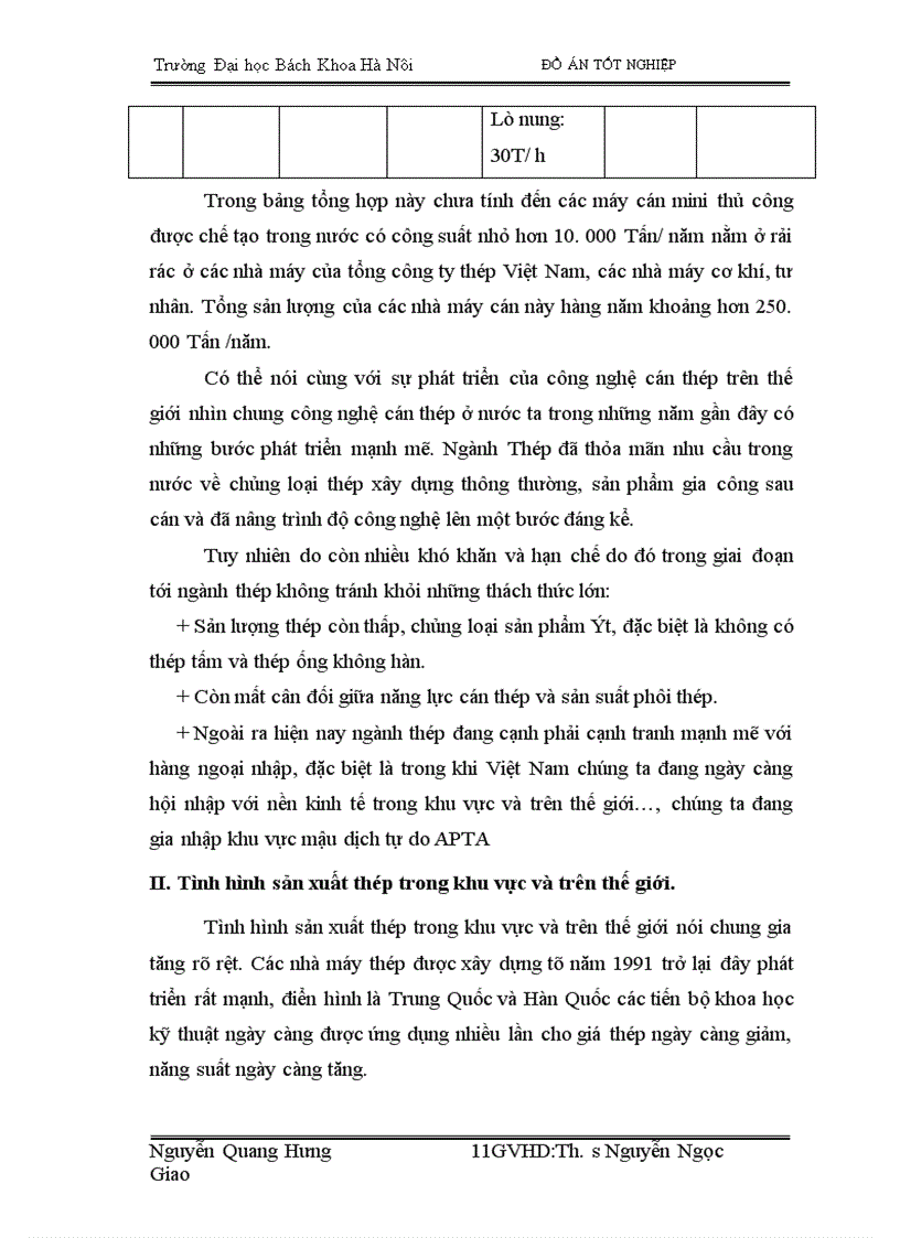 image for page Trên cơ sở trực trạng nhà máy cán thép VINAFOh•y đưa ra giải pháp cải tiến trong điều kiện cho phép để giam bớt lao động thủ công,nâng cao chất lượng sản phẩm , tăng sản lượng cải thiện môi trường lao động '