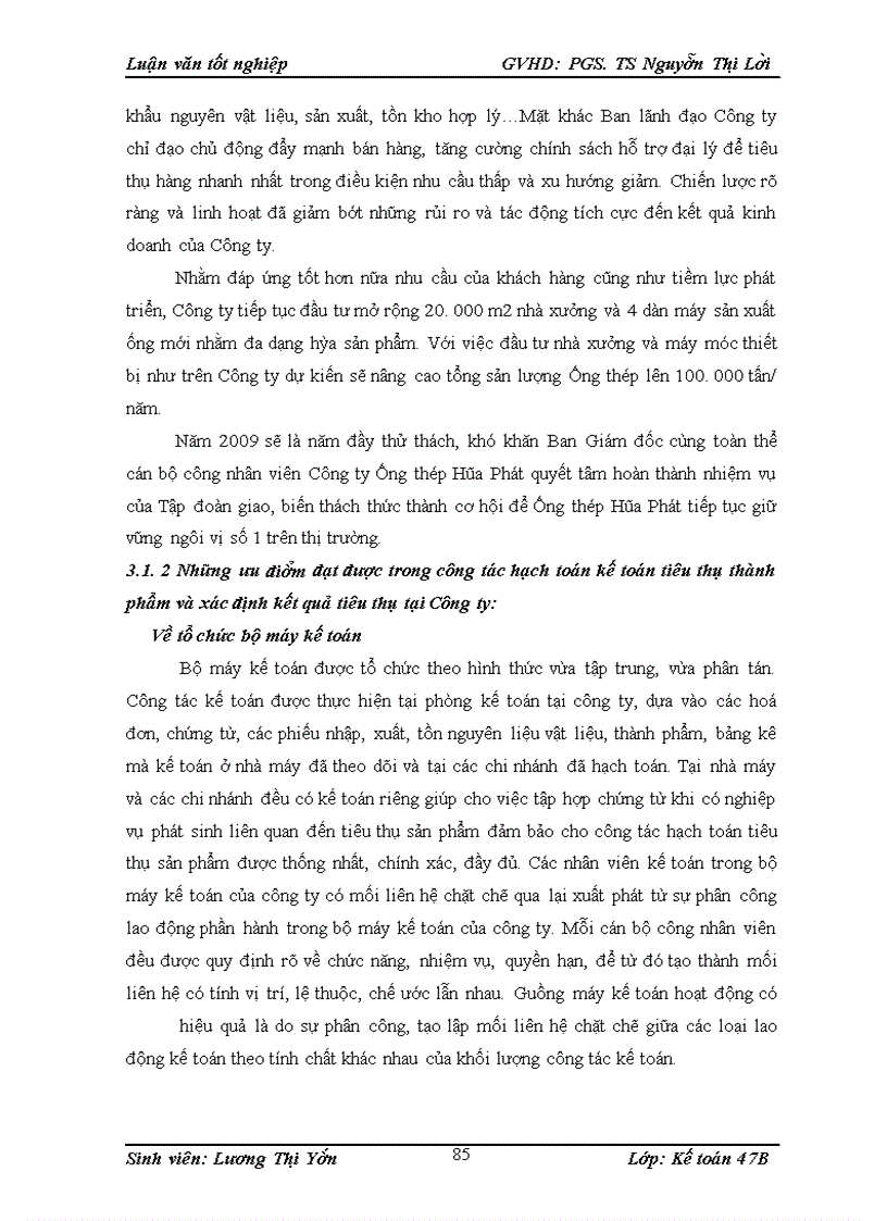 image for page Hoàn thiện hạch toán tiêu thụ thành phẩm và xác định kết quả tiêu thụ thành phẩm tại công ty TNHH Ống thép Hoà Phát