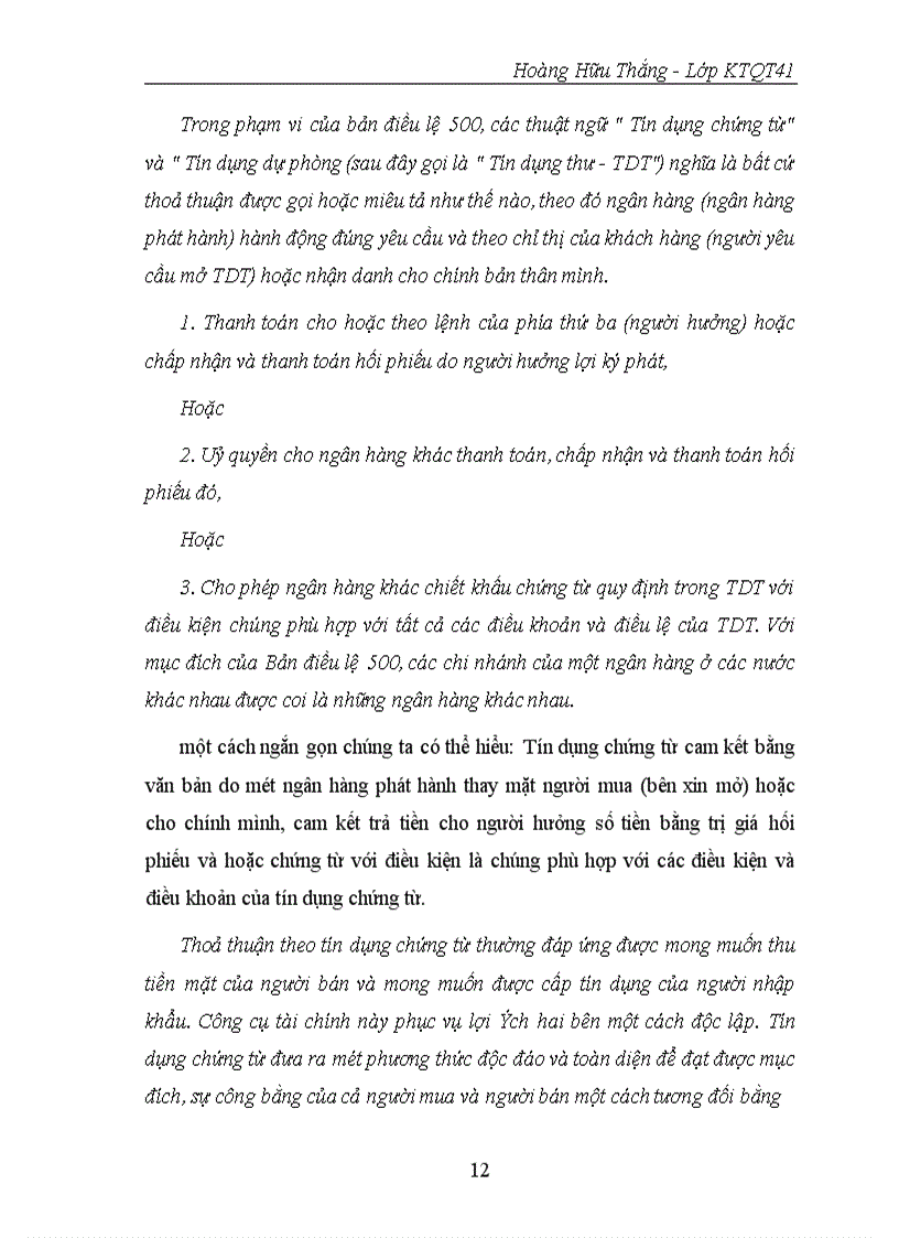image for page Giải pháp phát triển nghiệp vụ thanh toán hàng nhập khẩu bằng phương thức tín dụng chứng từ tại Ngân hàng Công thương Đống Đa